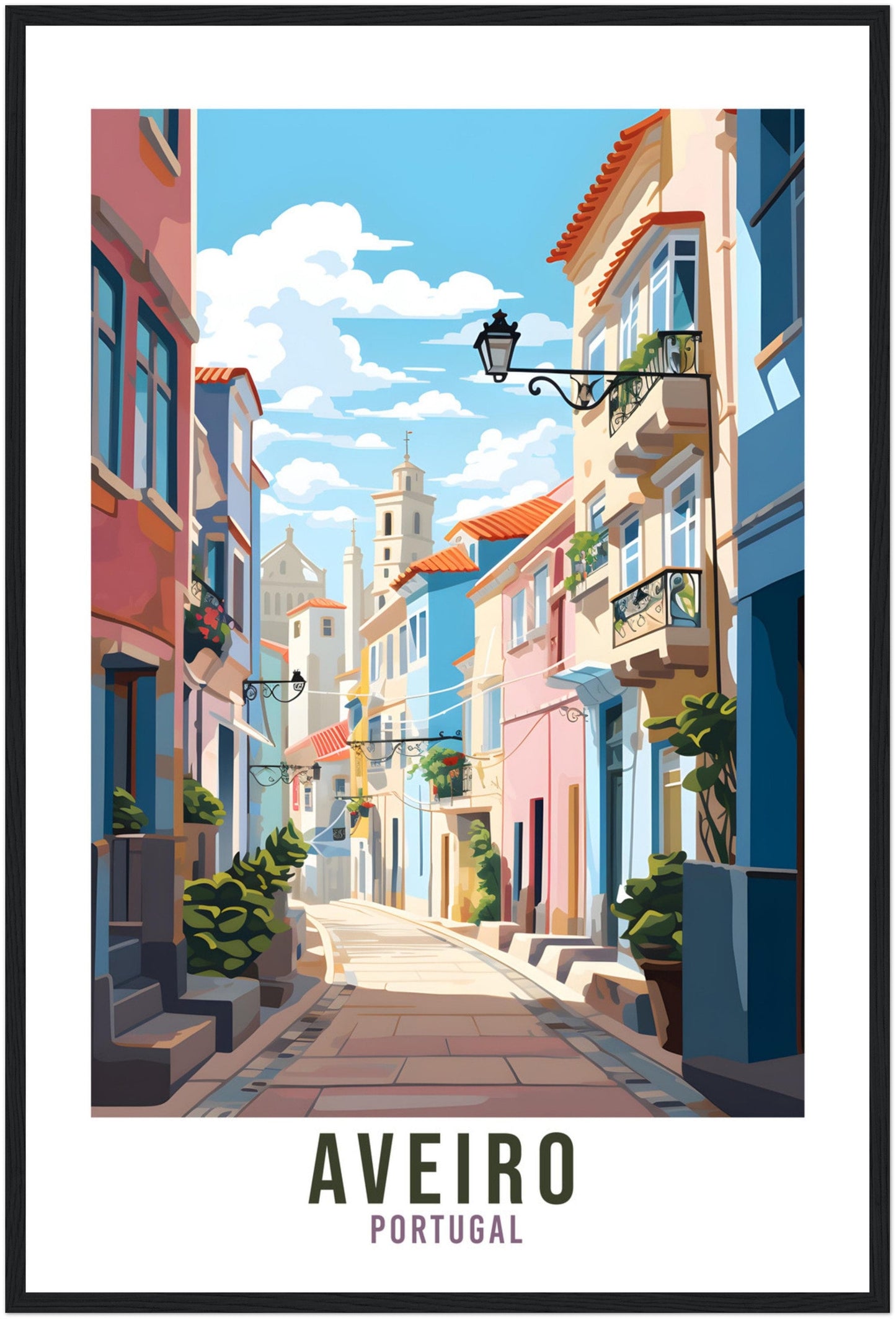 Aveiro Travel Print Wall Art Aveiro Wall Hanging Portugal Gift Aveiro Wall Art Print Art Print Aveiro Travel Gift Aveiro Travel Poster