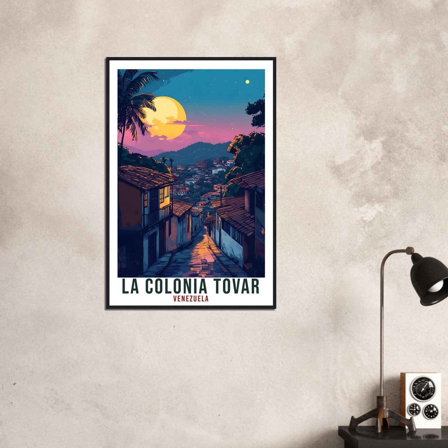 La Colonia Tovar Travel Print Venezuela Decor Wall Art Wall Hanging Art Lover La Colonia Tovar Venezuelan Artwork Travel Poster Travel Gift