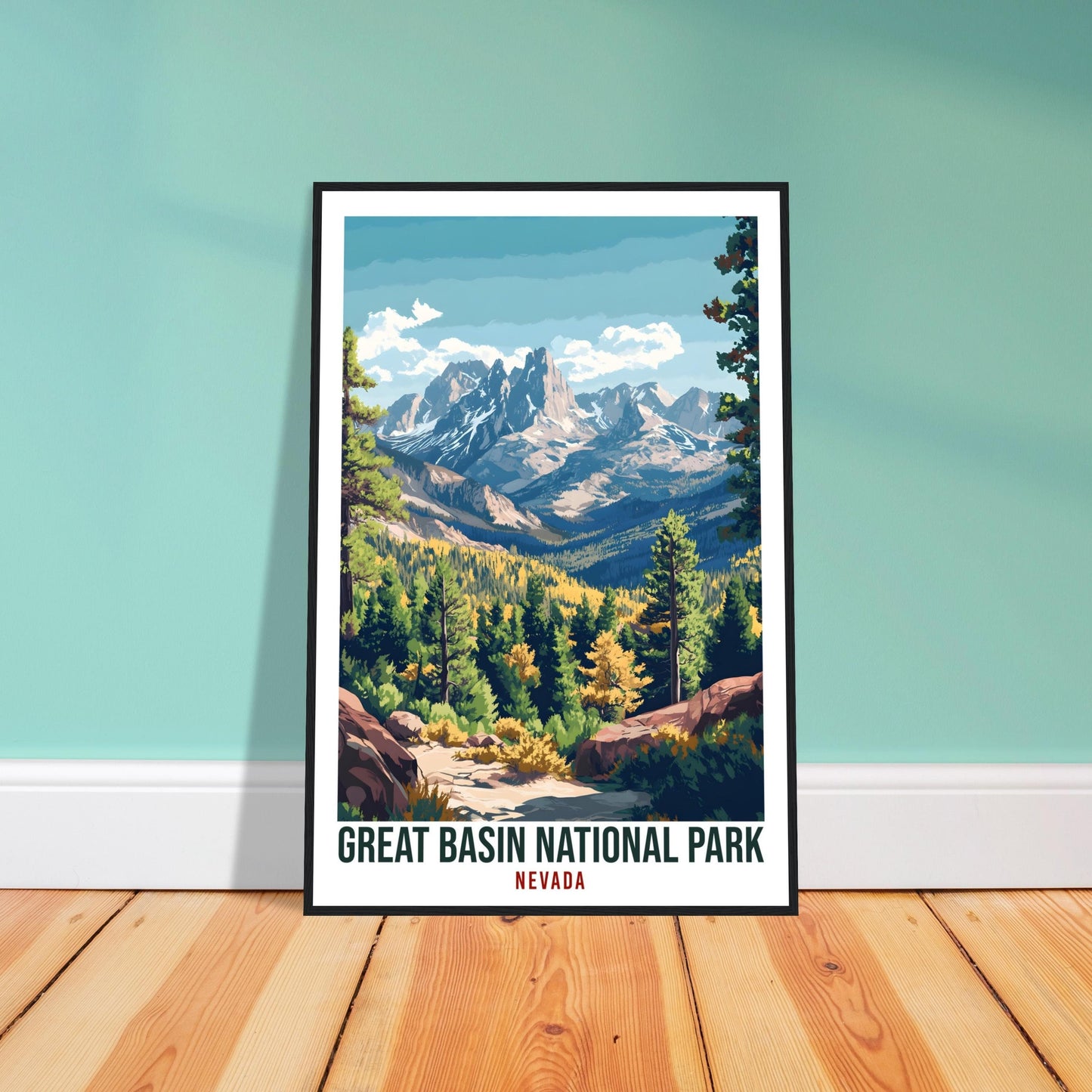Great Basin National Park Nevada USA Travel Print Wall Art Wall Hanging Home Décor Great Basin Gift Travel Art USA Artwork Travel Poster