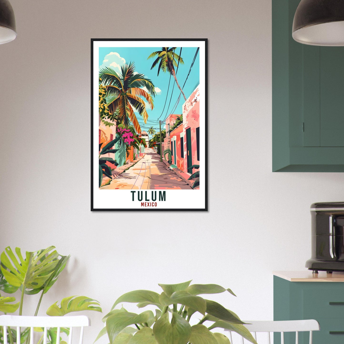 Tulum Mexico Travel Print Mexico Wall Art Wall Hanging Home Décor Tulum Gift Mexico Landmark Artwork Travel Art Tulum Mexican Travel Poster