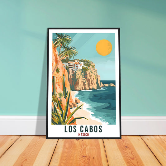 Los Cabos Mexico Travel Print Mexico Wall Art Wall Hanging Home Décor Los Cabos Gift Mexico Landmark Artwork South America Travel Poster