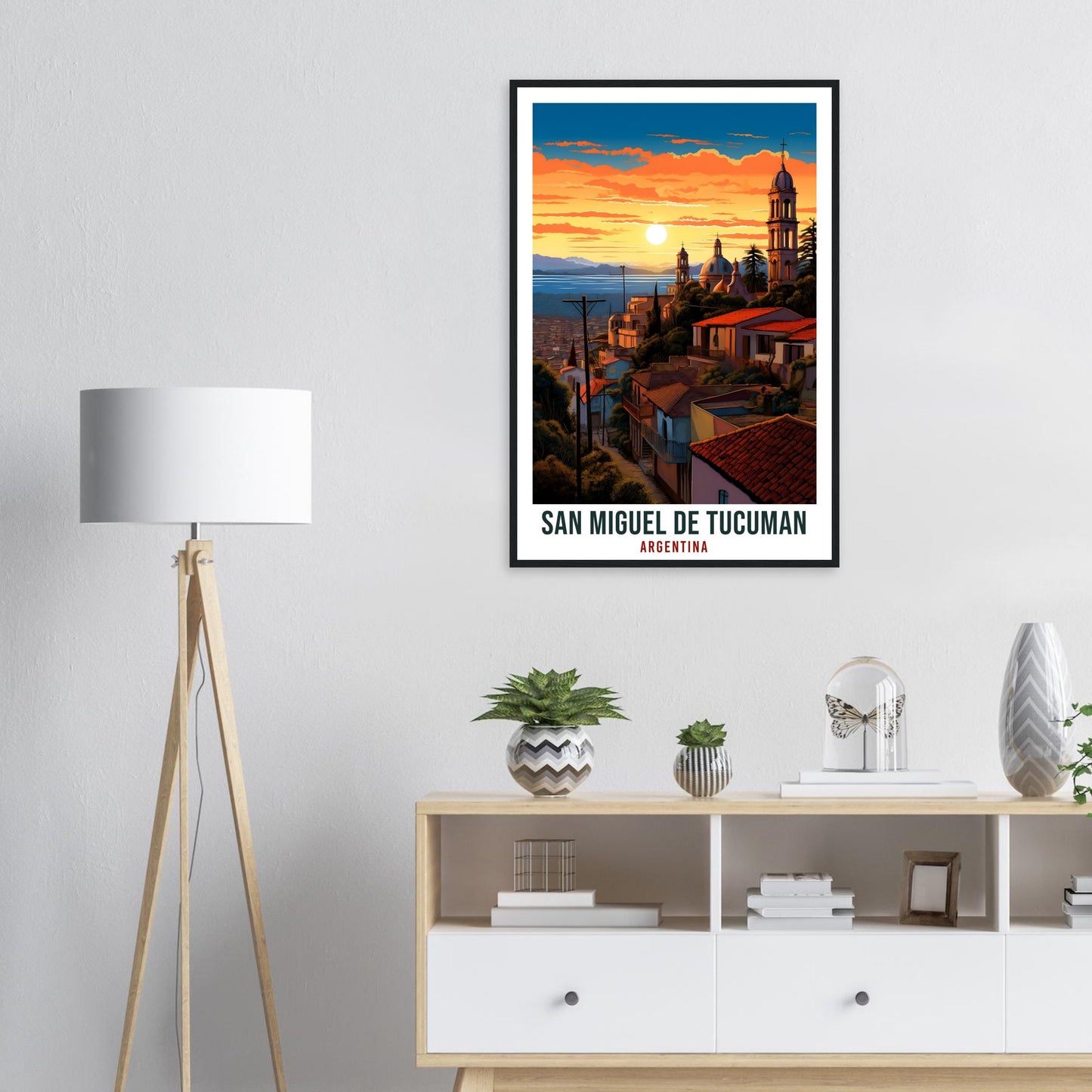 San Miguel De Tucuman Travel Print Wall Art Tucuman Argentina City Landscape Artwork Tucuman Art Gifts Tucuman Travel Poster Argentinian Art