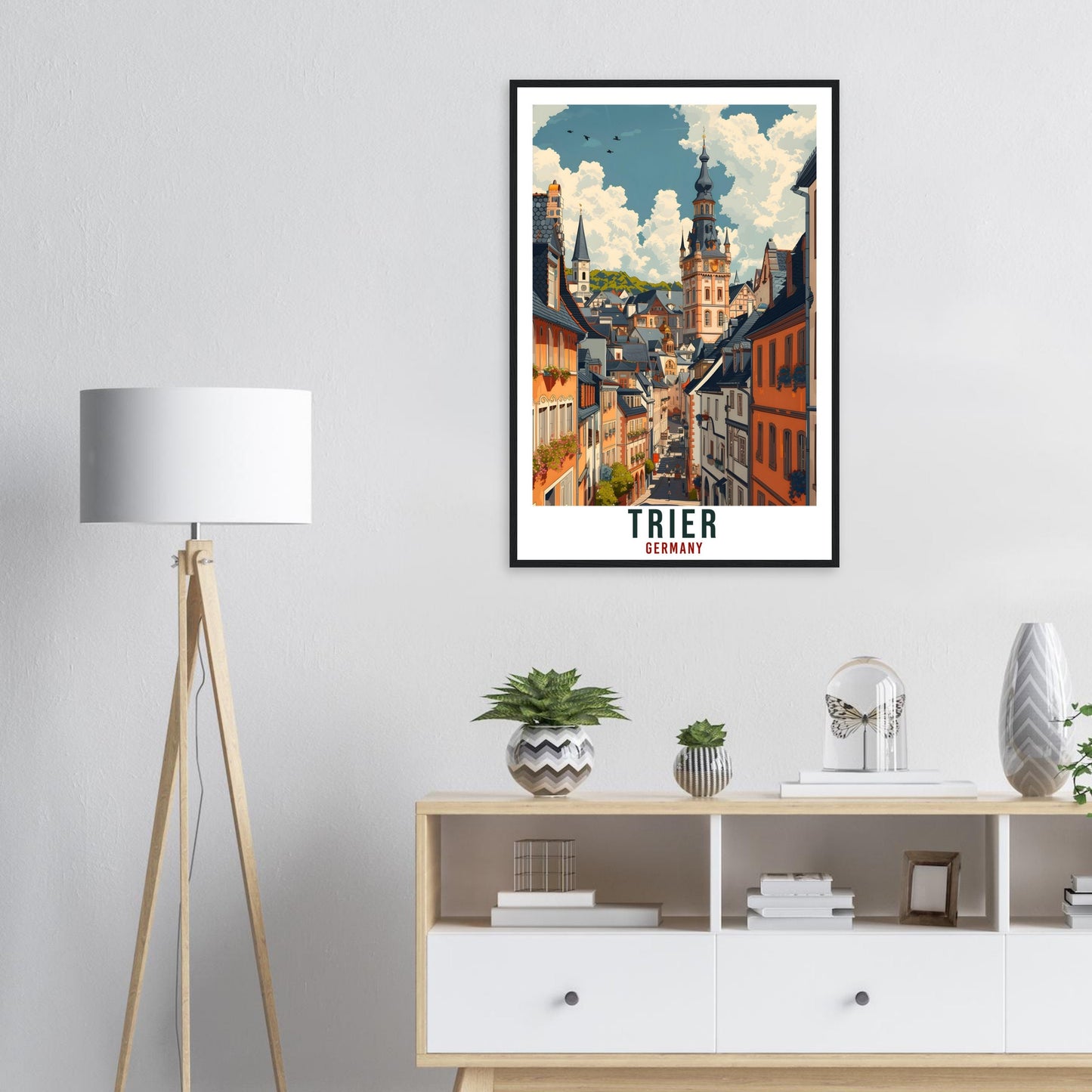 Trier Germany Travel Print Germany Home Decor Trier German City Wall Art Gift Wall Hanging Art Lover Germany Artwork Trier Travel Poster
