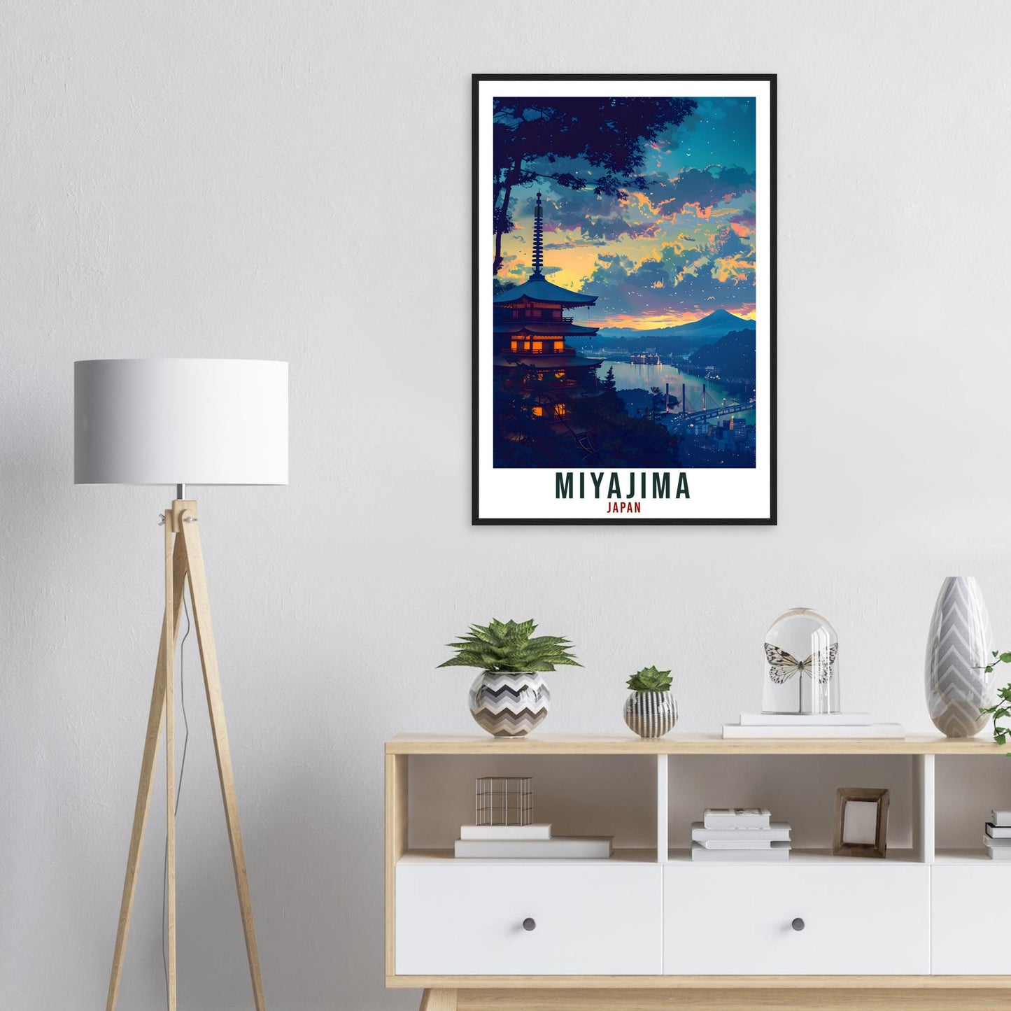 Miyajima Travel Print Japan Home Decoration Wall Art Gift Wall Hanging Art Lover Japanese Artwork Japan Miyajima Travel Poster Decor Print