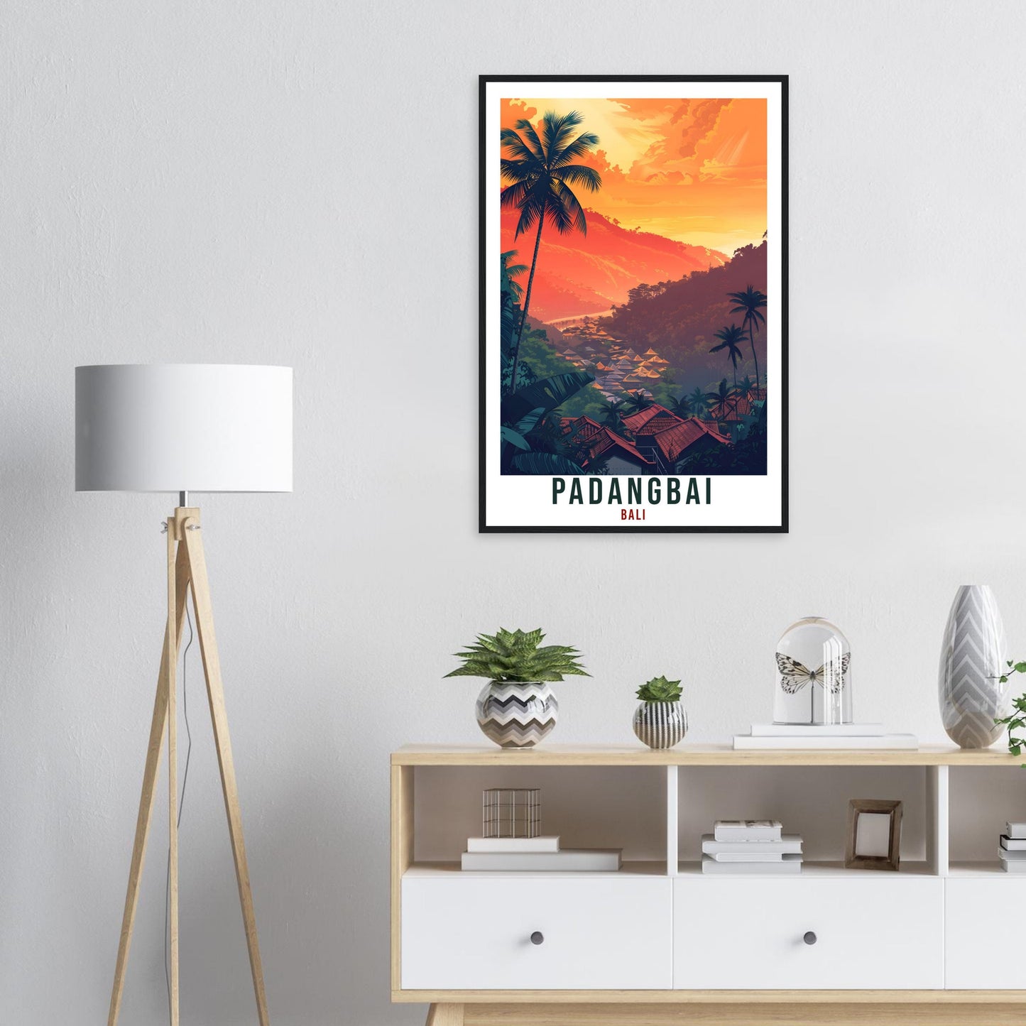 Padangbai Bali Travel Print Bali Wall Art Wall Hanging Home Décor Padangbai Gift Landmark Artwork Travel Art Lovers Indonesia Travel Poster