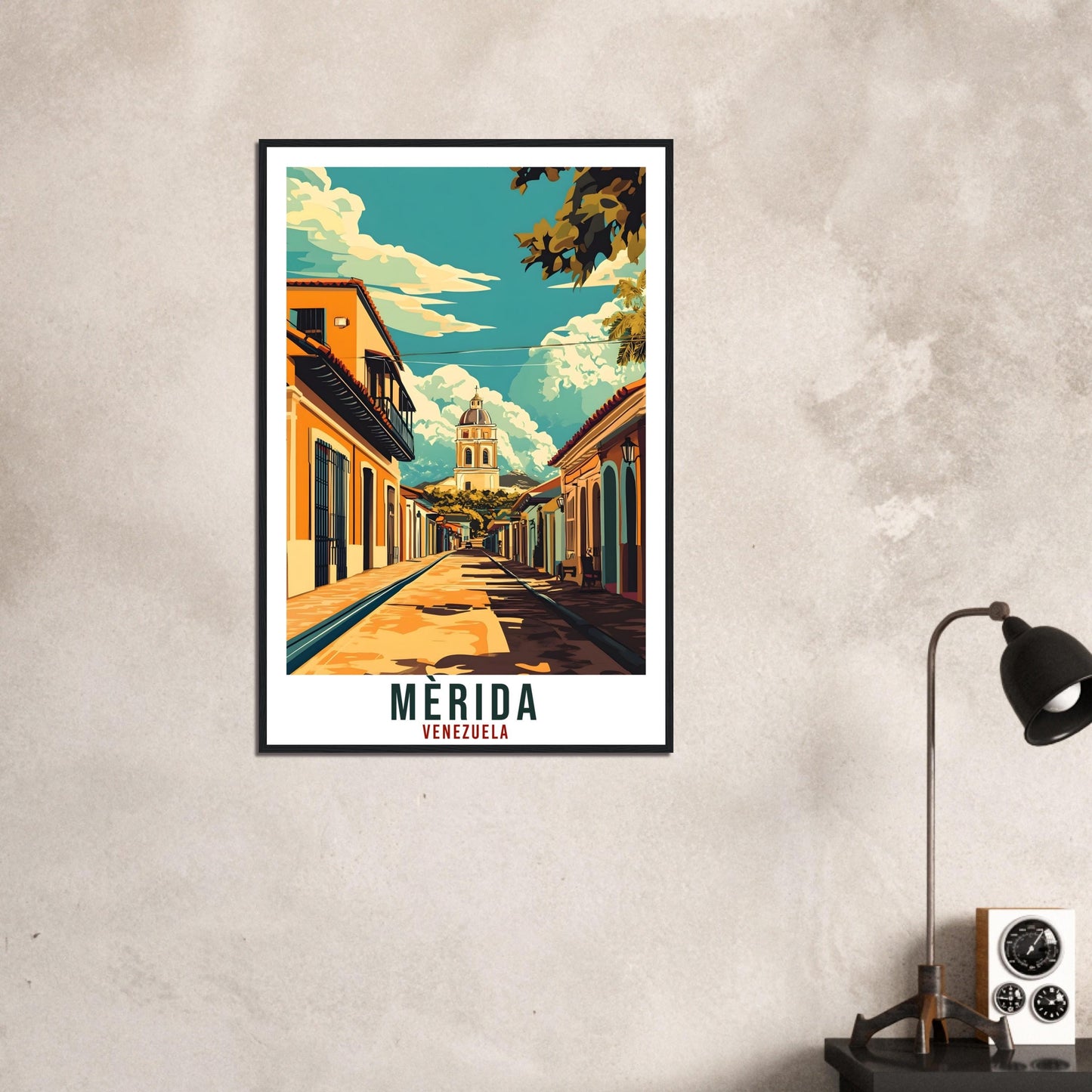 Merida Travel Print Venezuela Home Decor Merida Wall Art Gift Wall Hanging Art Lover Merida Venezuelan Artwork Travel Poster Travel Art