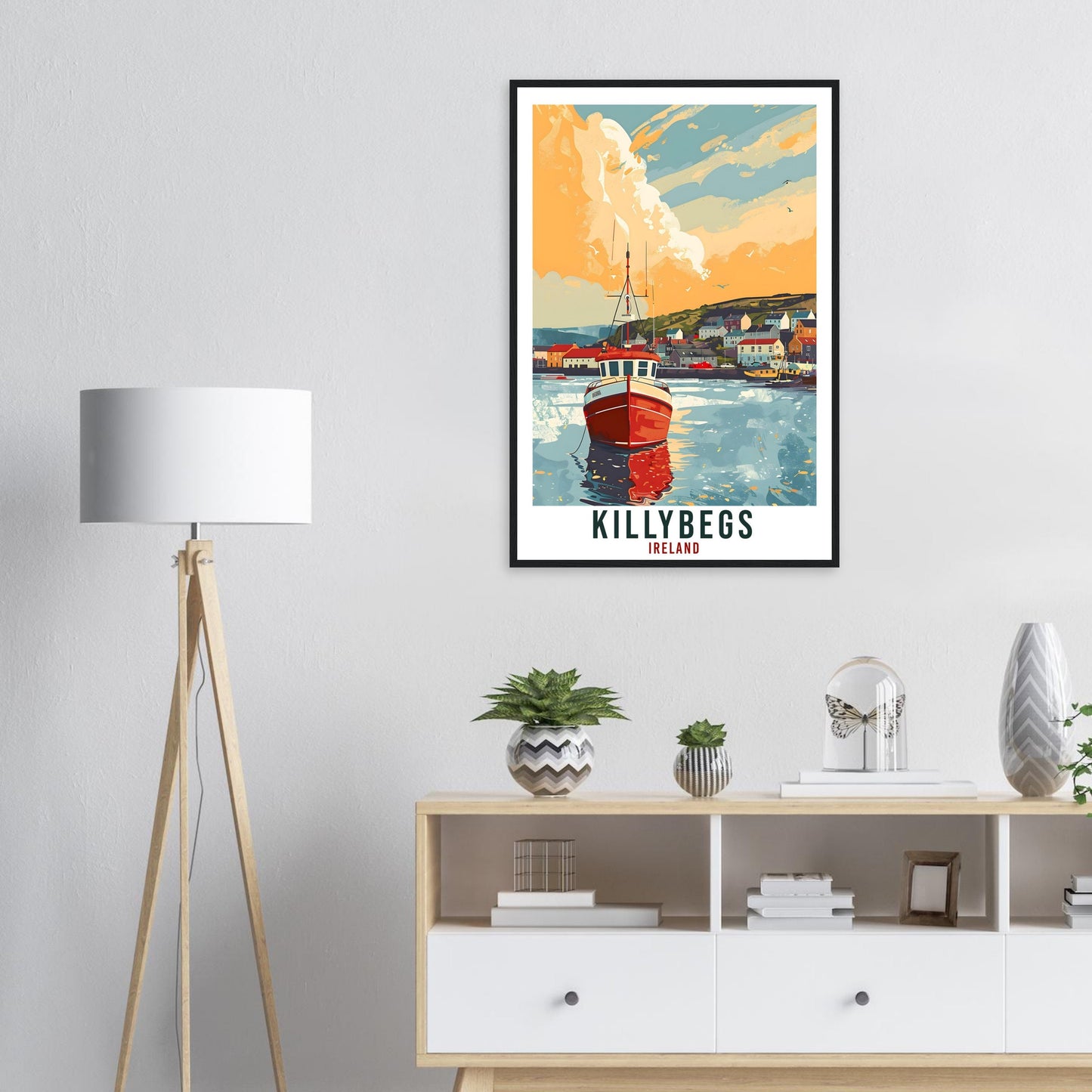 Killybegs Travel Print Ireland Wall Art Wall Hanging Home Living Décor Killybegs Gift Art Lovers Gift Irish Artwork Ireland Travel Poster