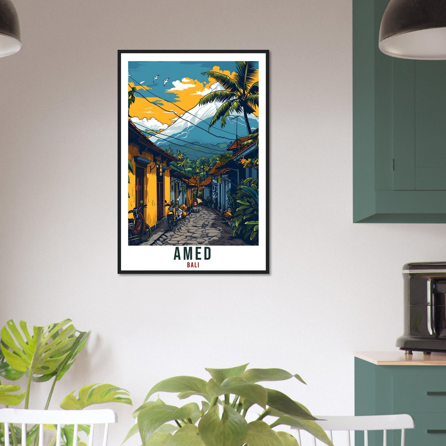 Amed Bali Travel Print Bali Wall Art Wall Hanging Home Décor Amed Gift Landmark Artwork Travel Art Lovers Indonesia Amed Travel Poster