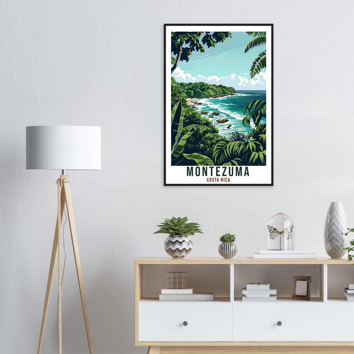 Montezuma Costa Rica Travel Print Wall Art Wall Hanging Home Décor Montezuma Gift Wall Art Artwork Travel Art Costa Rica City Travel Poster
