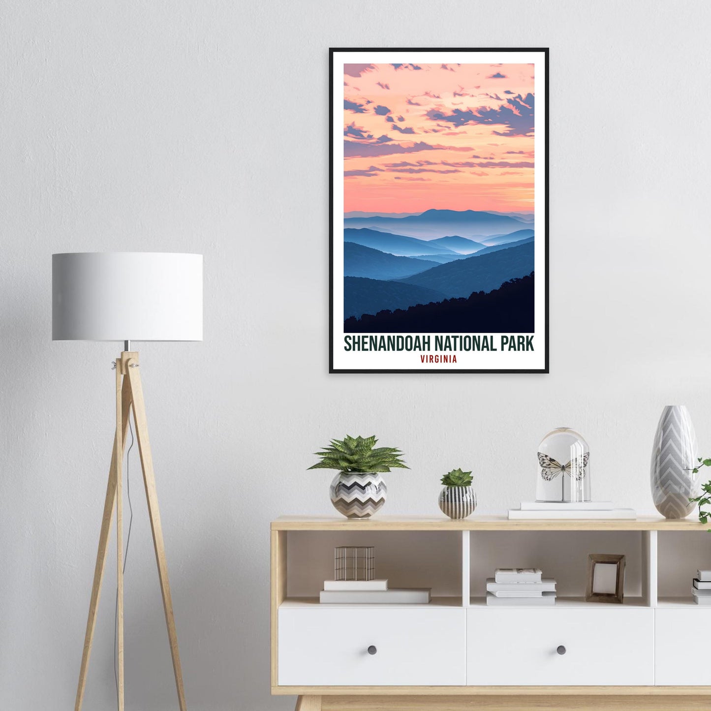 Shenandoah National Park Virginia USA Travel Print Wall Art Wall Hanging Home Décor Shenandoah Gift Travel Art USA Artwork Travel Poster