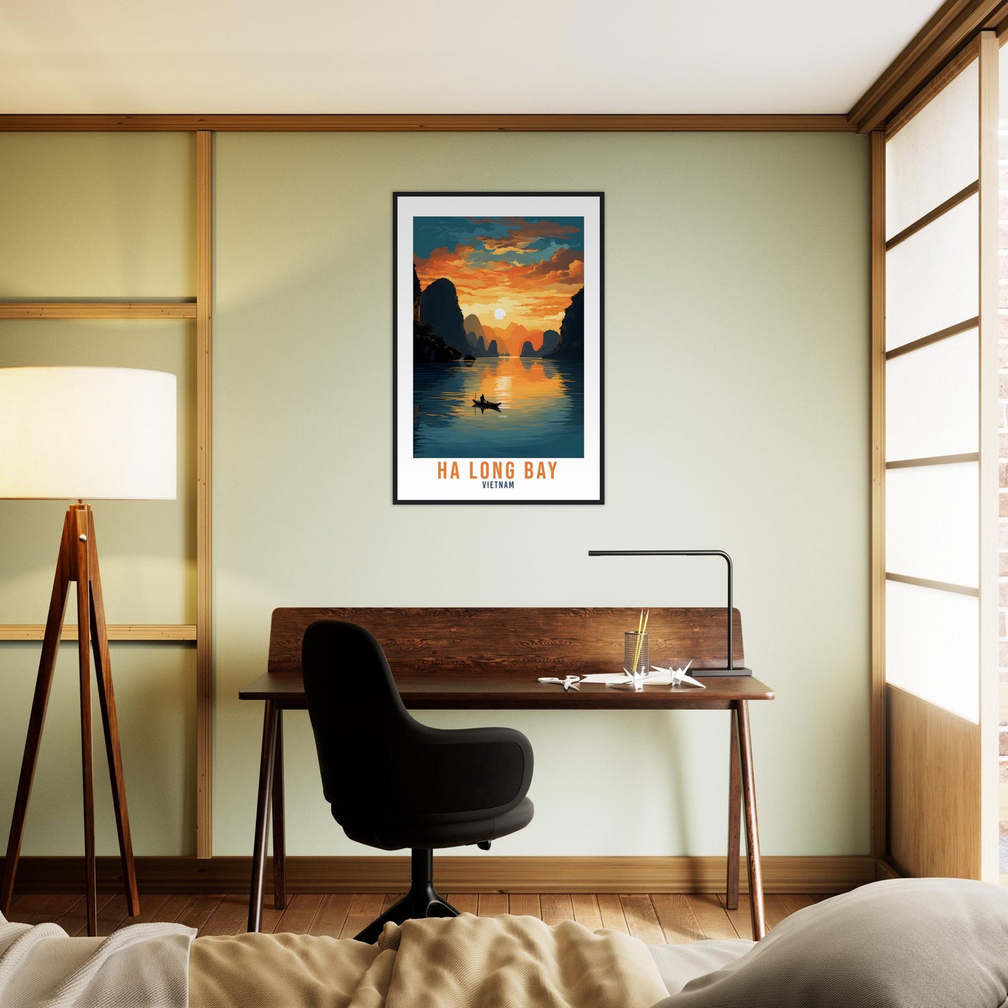 Ha Long Bay Travel Poster Wall Art Ha Long Bay Wall Hanging Thailand Gift Holiday Print Art Print Ha Long Bay Travel Poster Ha Long Bay Gift