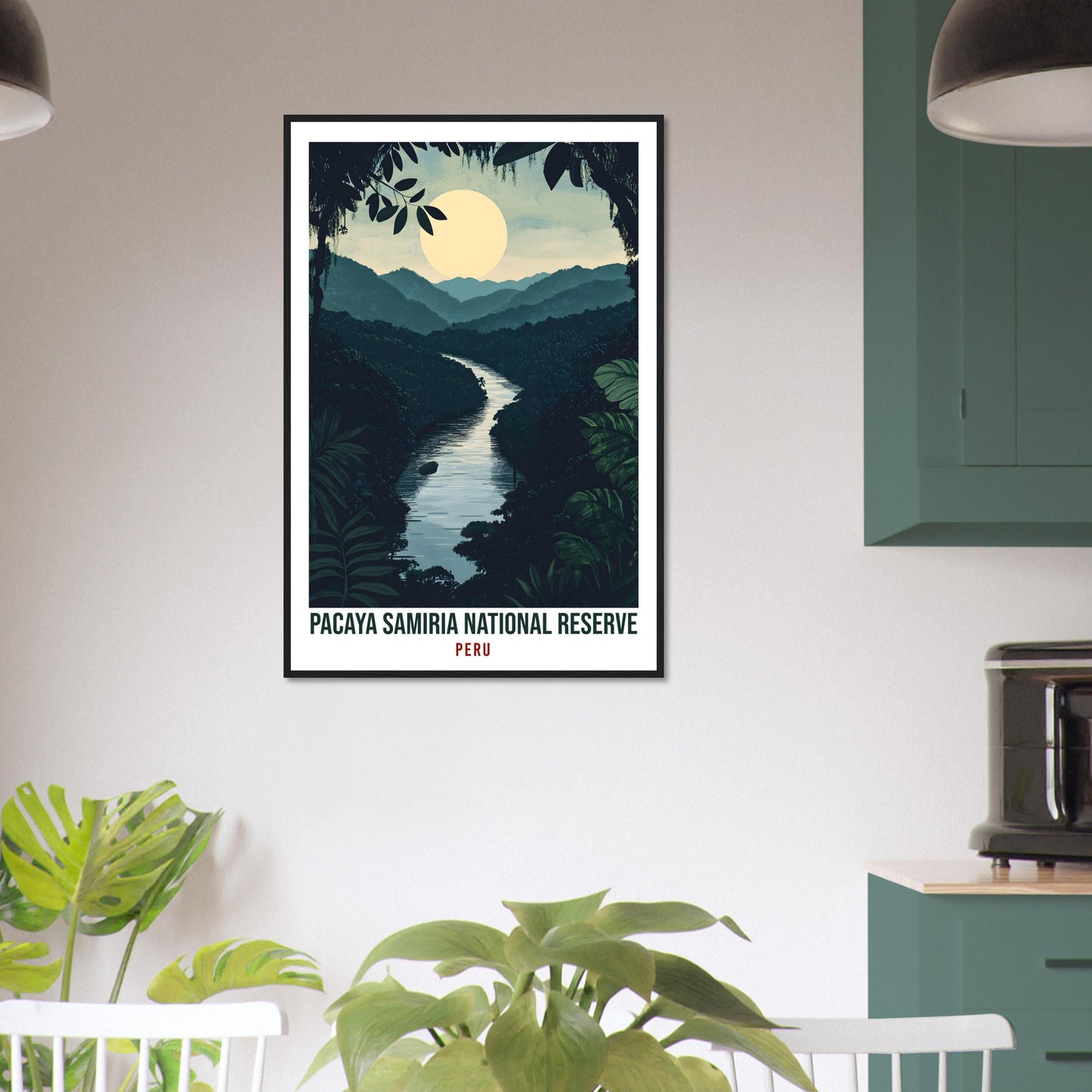 Pacaya Samiria National Reserve Travel Print Peru Decor Wall Art Gift Wall Hanging Art Lover Pacaya Samiria Peruvian Artwork Travel Poster