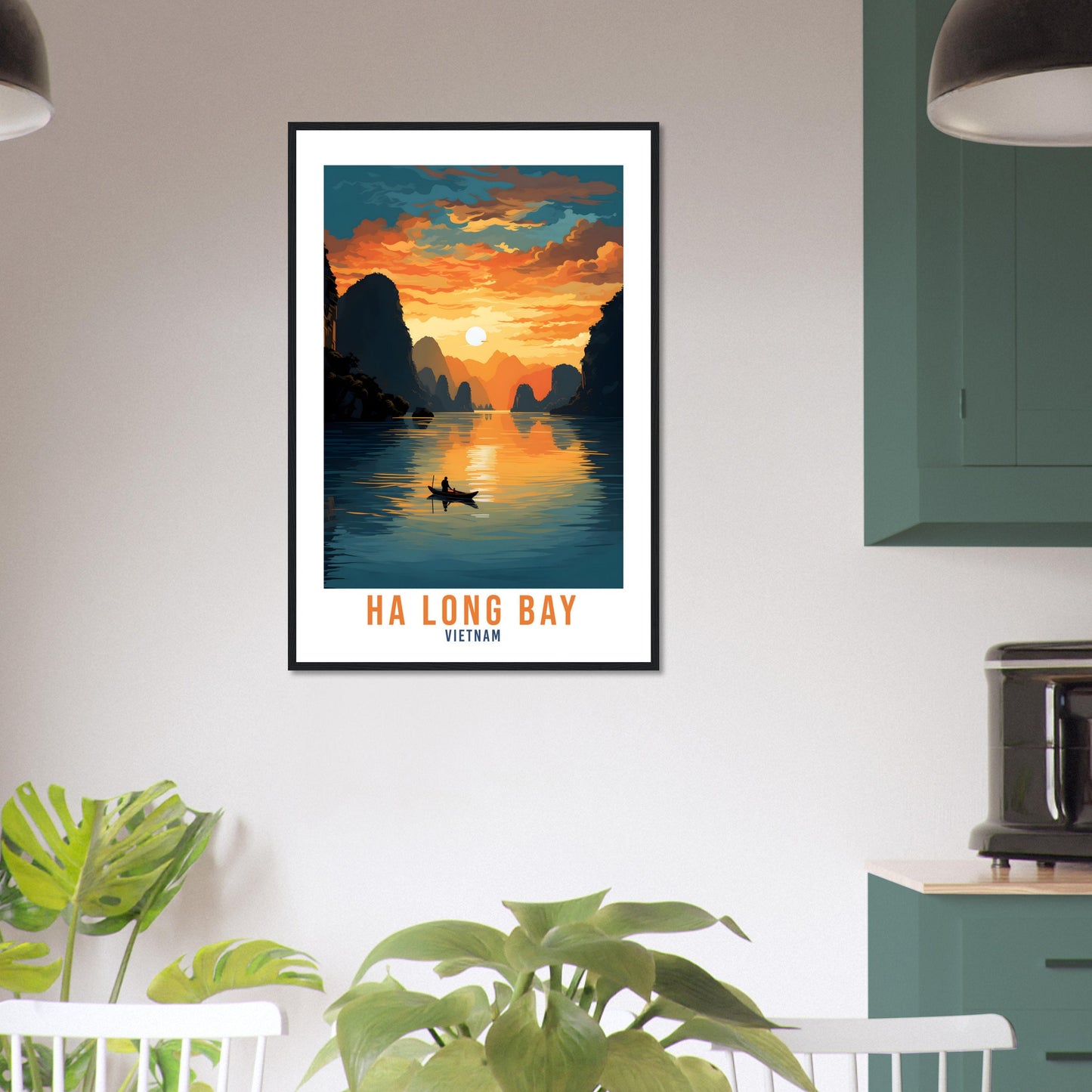 Ha Long Bay Travel Poster Wall Art Ha Long Bay Wall Hanging Thailand Gift Holiday Print Art Print Ha Long Bay Travel Poster Ha Long Bay Gift