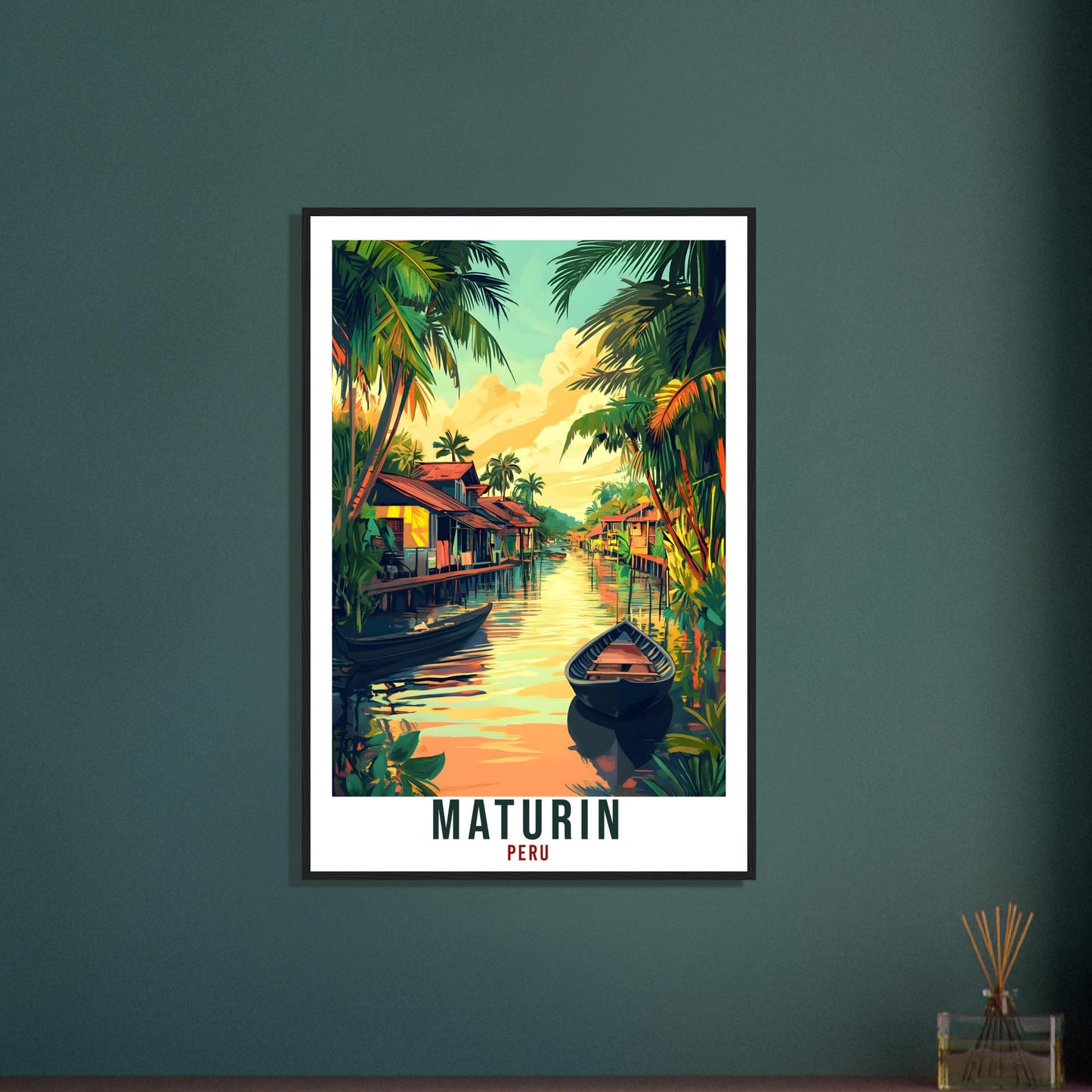 Maturin Travel Print Peru Home Decor Maturin Wall Art Gift Wall Hanging Art Lover Maturin Peruvian Artwork Travel Poster Travel Art Peru