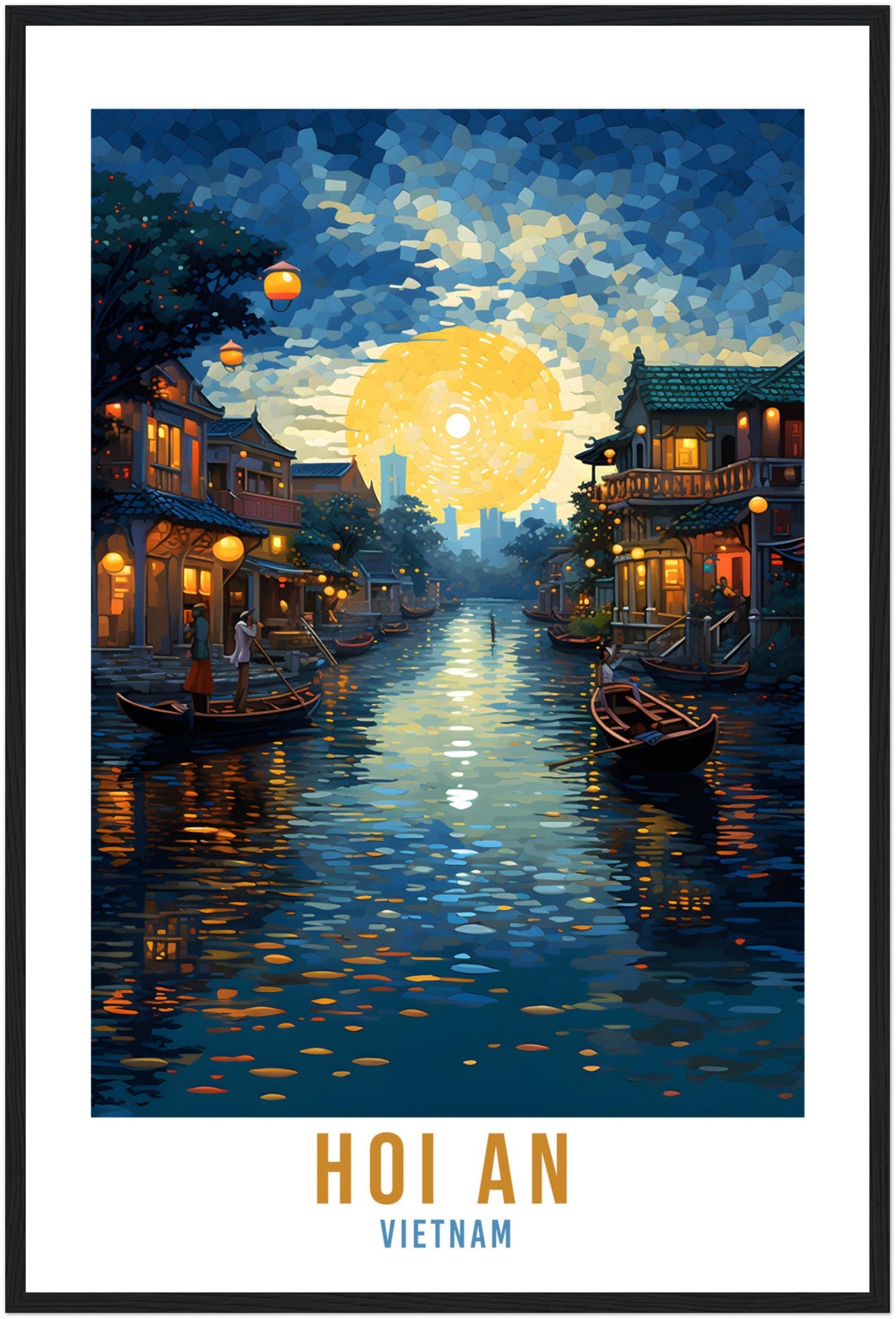 Hoi An Vietnam Travel Print Wall Art Hoi An Wall Hanging Home Décor Hoi An Gift Art Lovers Vietnam Art Lover Gift Print Hoi An Vietnam Print