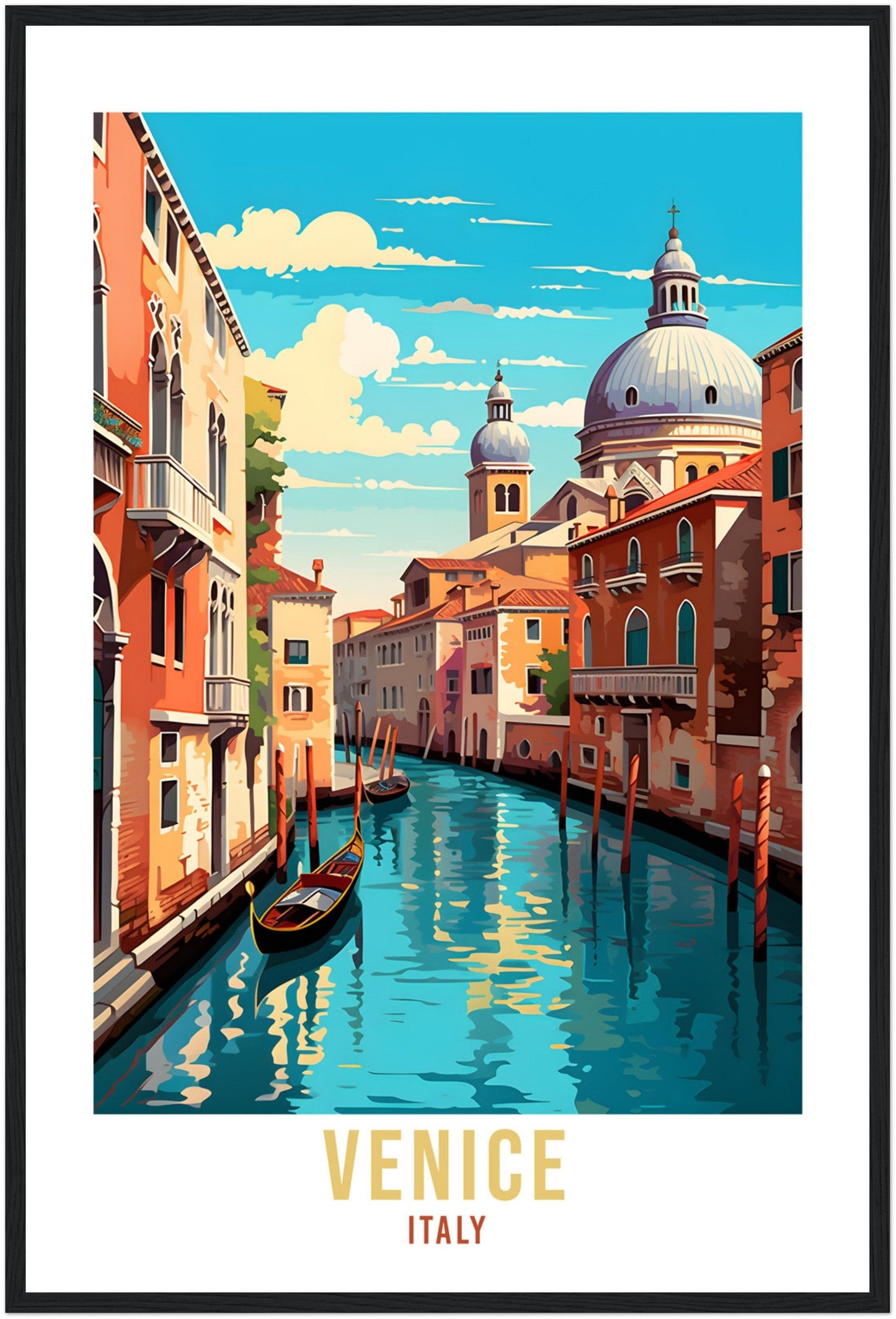 Venice Travel Print Wall Art Venice Wall Hanging Italy Gift Venice Holiday Print Art Print Venice Travel Gift Travel Poster Venice City Art