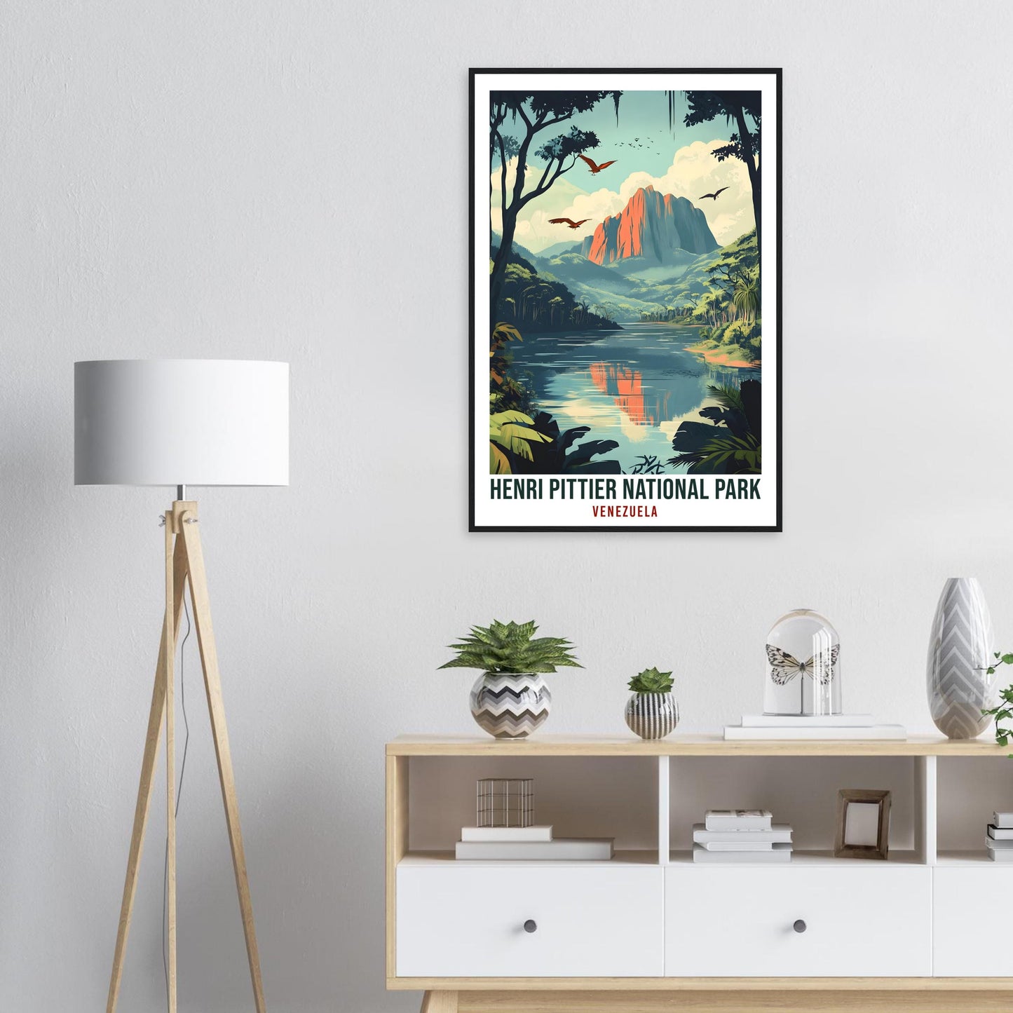 Henri Pittier National Park Travel Print Venezuela Decor Wall Art Gift Wall Hanging Art Lover Henri Pittier Venezuelan Artwork Travel Poster