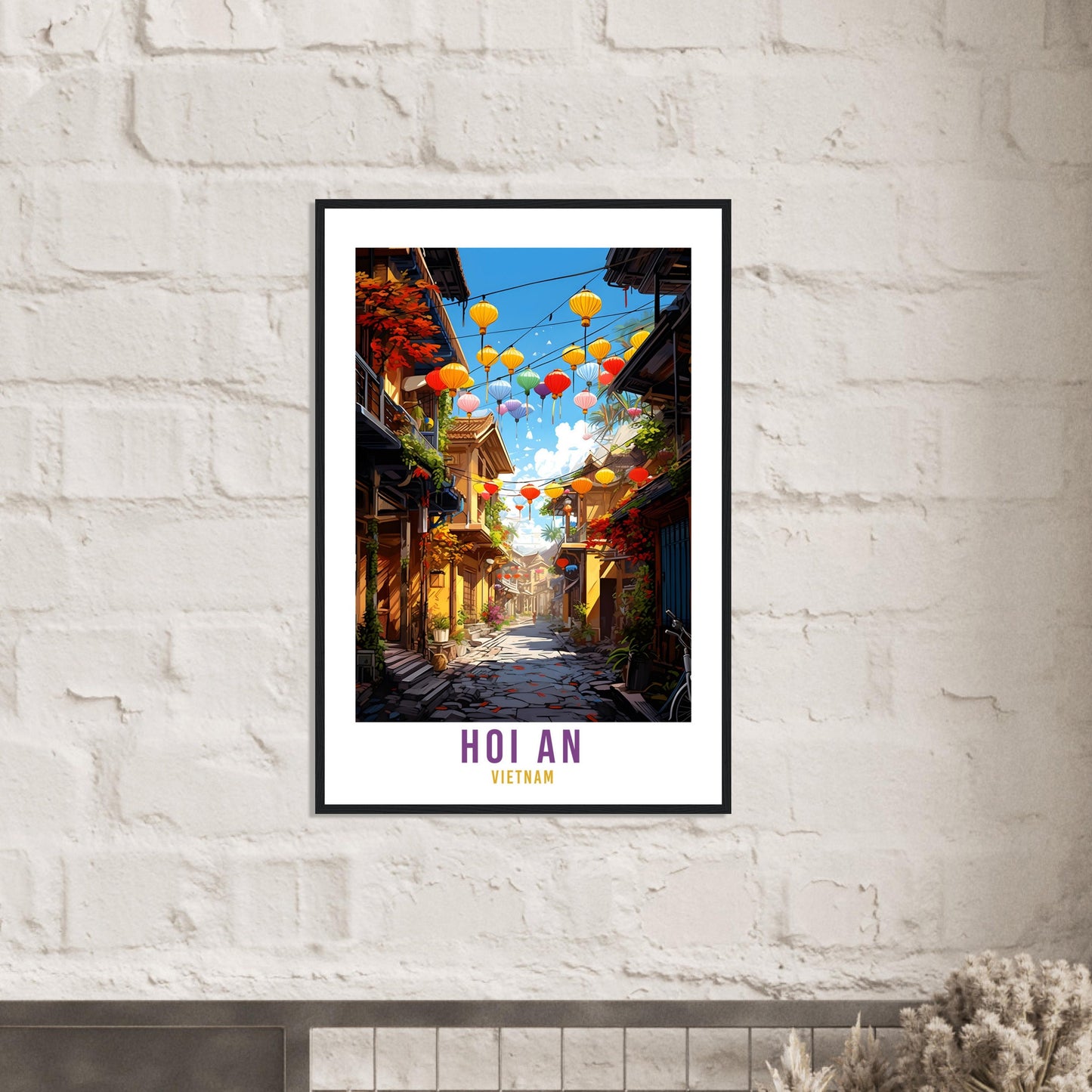 Hoi An Vietnam Travel Print Wall Art Hoi An Wall Hanging Vietnam Gift Holiday Print Hoi An Art Print Vietnam Travel Poster Landscape Print