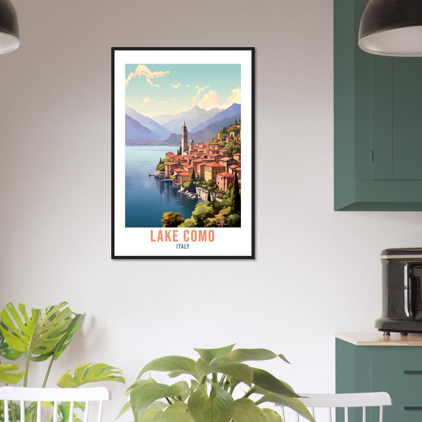 Lake Como Italy Travel Print Wall Art Como Wall Hanging Home Décor Como Gift Art Lovers Italy Art Lover Gift Print Lake Como Italy Print