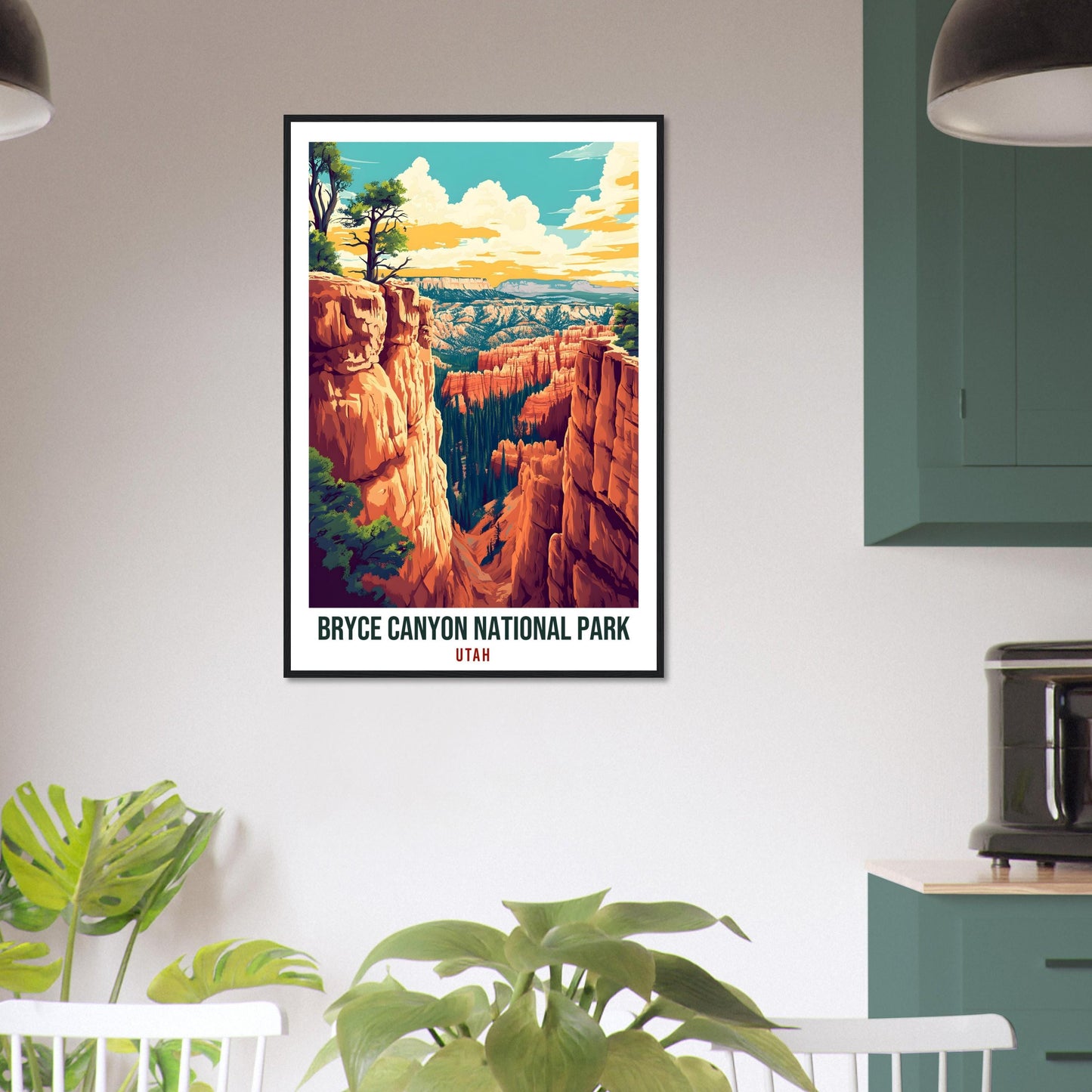 Bryce Canyon National Park Utah USA Travel Print Wall Art Wall Hanging Home Décor Bryce Canyon Gift Travel Art US Utah Artwork Travel Poster