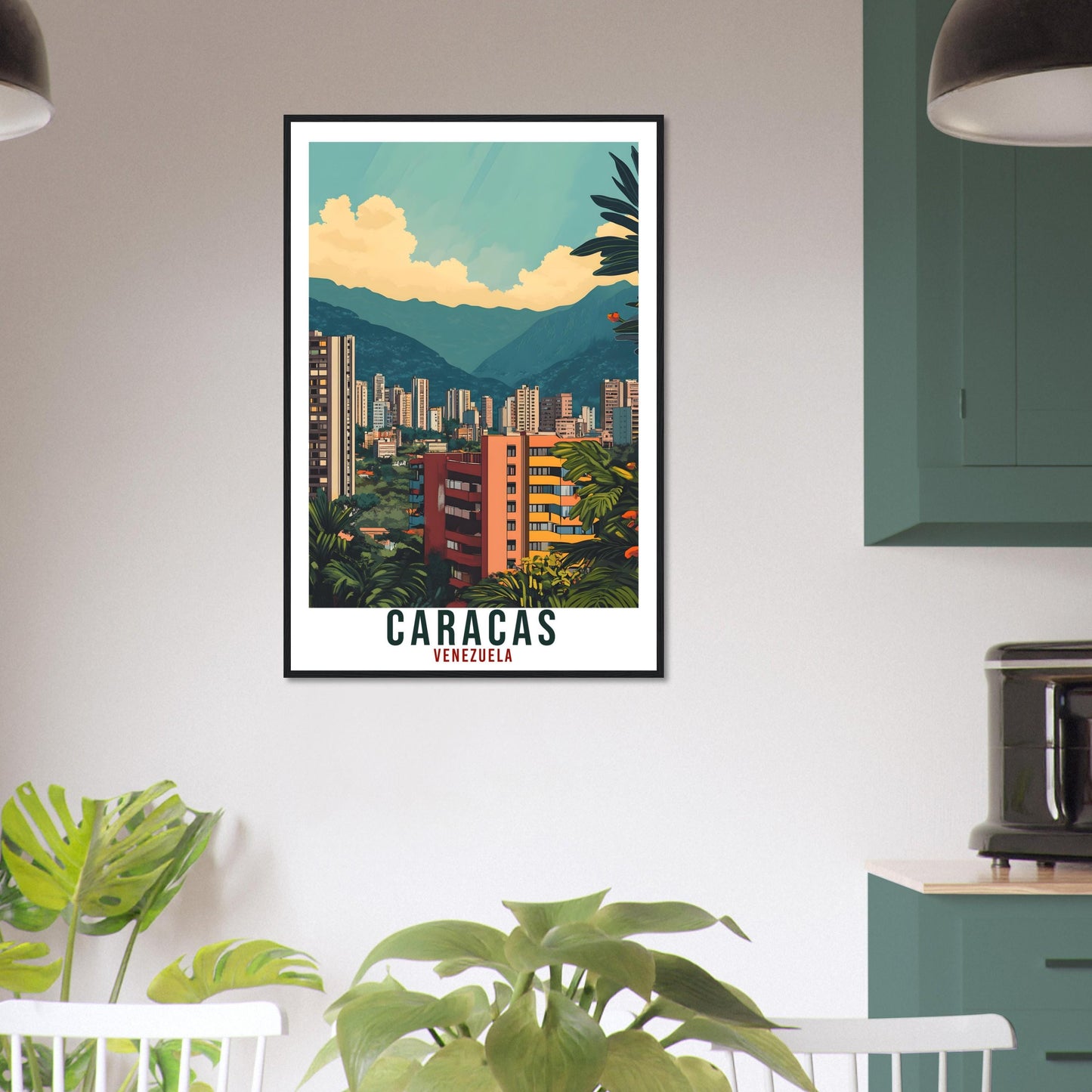 Caracas Travel Print Venezuela Home Decor Caracas Wall Art Gift Wall Hanging Art Lover Caracas Venezuelan Artwork Travel Poster Travel Art