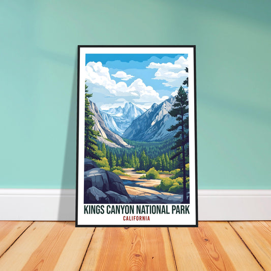 Kings Canyon National Park California USA Travel Print Wall Art Wall Hanging Décor Kings Canyon Gift Travel Art USA Artwork Travel Poster