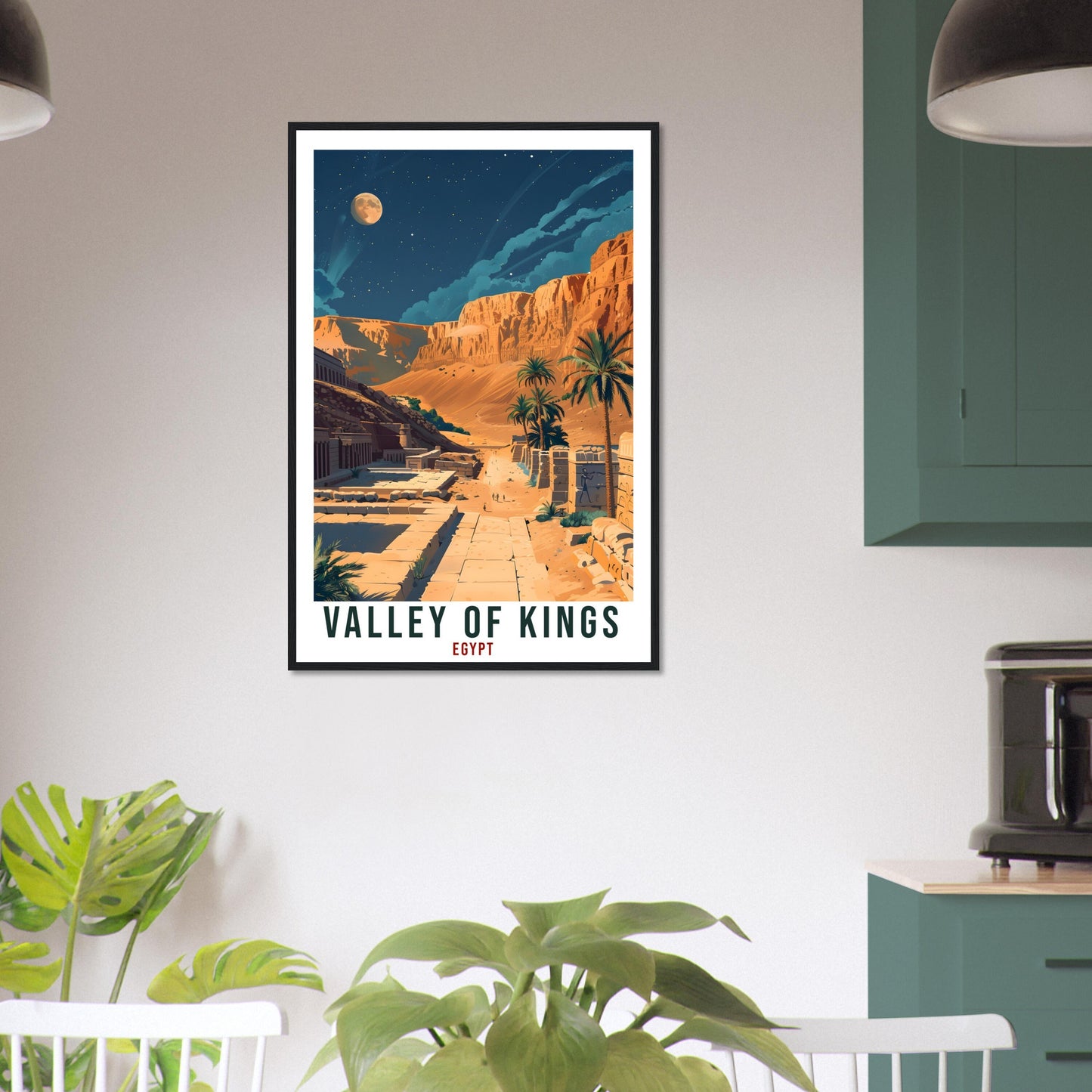 Valley Of Kings Egypt Travel Print Wall Art Wall Hanging Home Décor Valley Of Kings Gift Art Lovers Egypt Artwork Gift Print African Poster