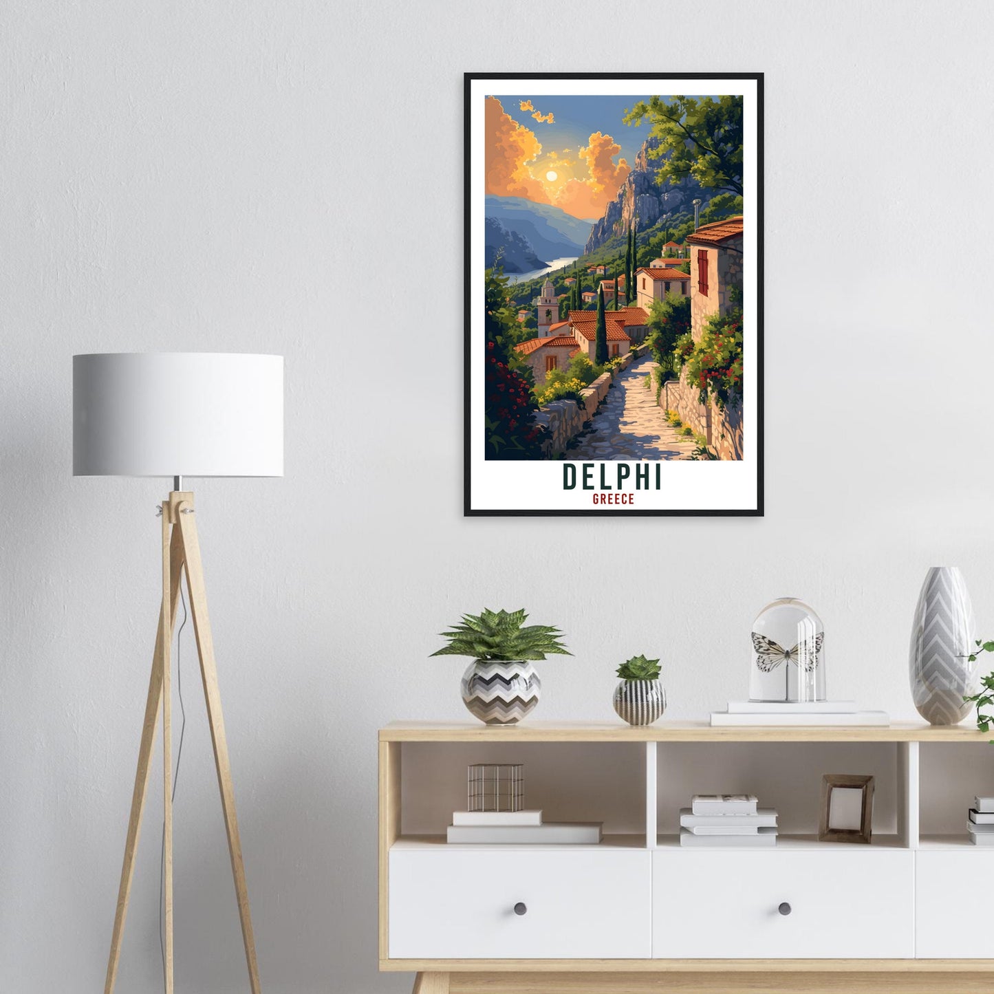 Delphi Travel Print Greece Home Decoration Delphi Greek Gift Wall Art Gift Wall Hanging Art Lover Greece Artwork Delphi Travel Poster