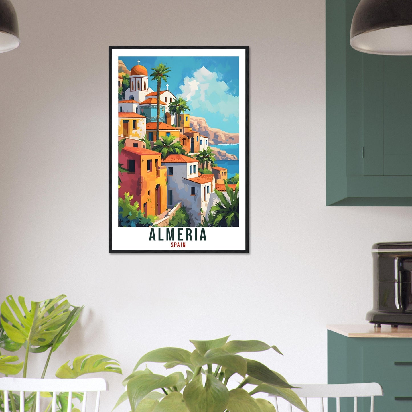 Almeria Travel Print Spain Home Decoration Almeria Spanish City Wall Art Gift Wall Hanging Art Lover Spain Artwork Almeria Travel Poster