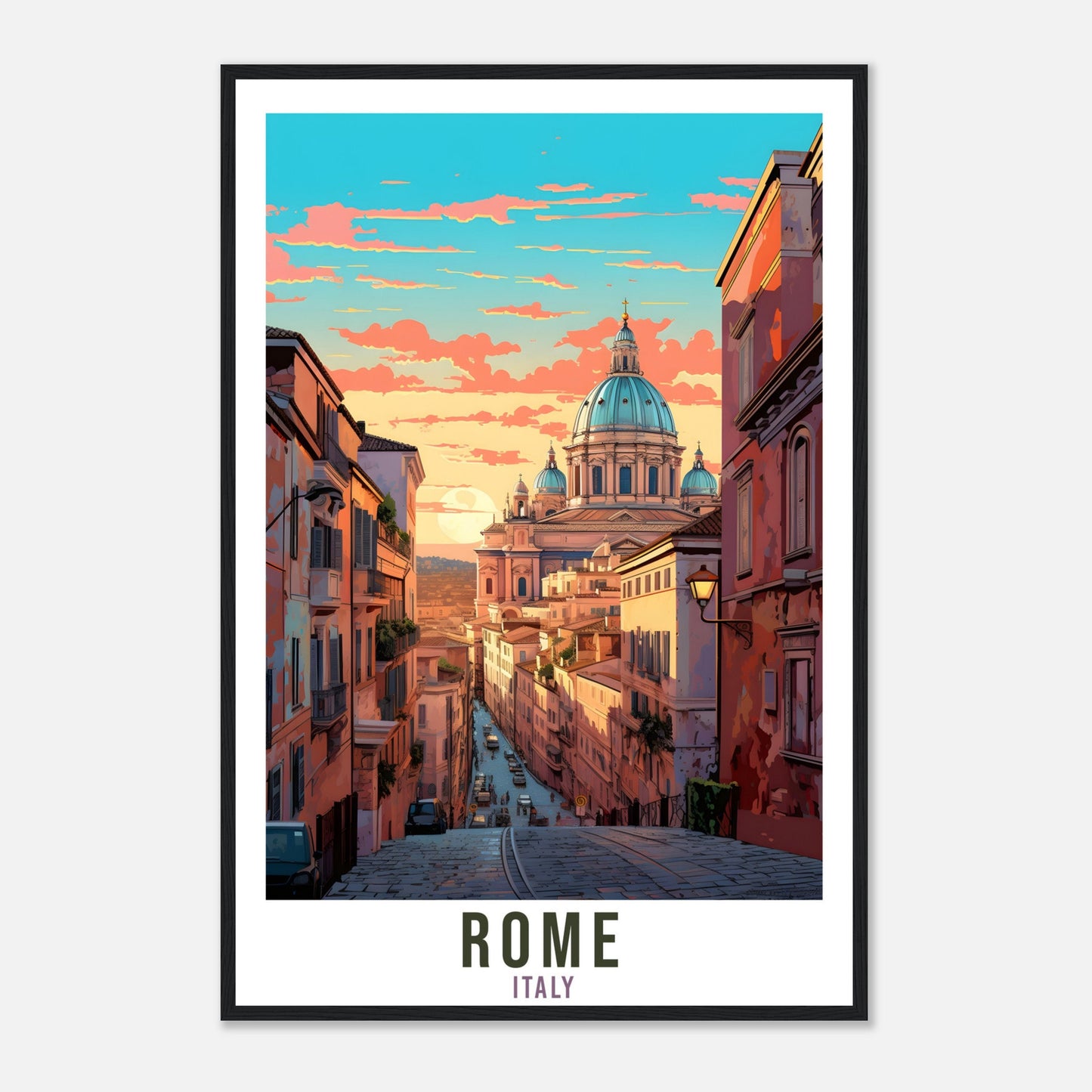 Rome Italy Travel Print Wall Art Rome Wall Hanging Home Décor Rome Gift Art Lovers Italy Wall Hanging Gift Print Rome City Print Italian