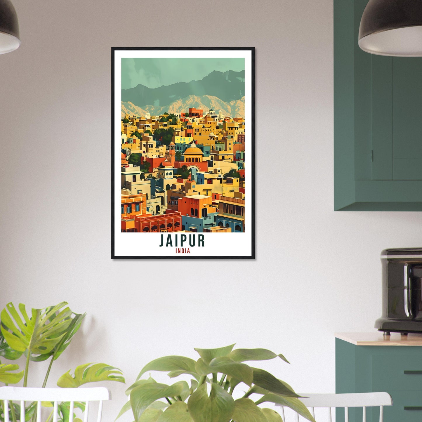 Jaipur Travel Print India Home Decoration Wall Art Gift Wall Hanging Art Lover Indian Artwork India Jaipur Travel Poster Cityscape Print