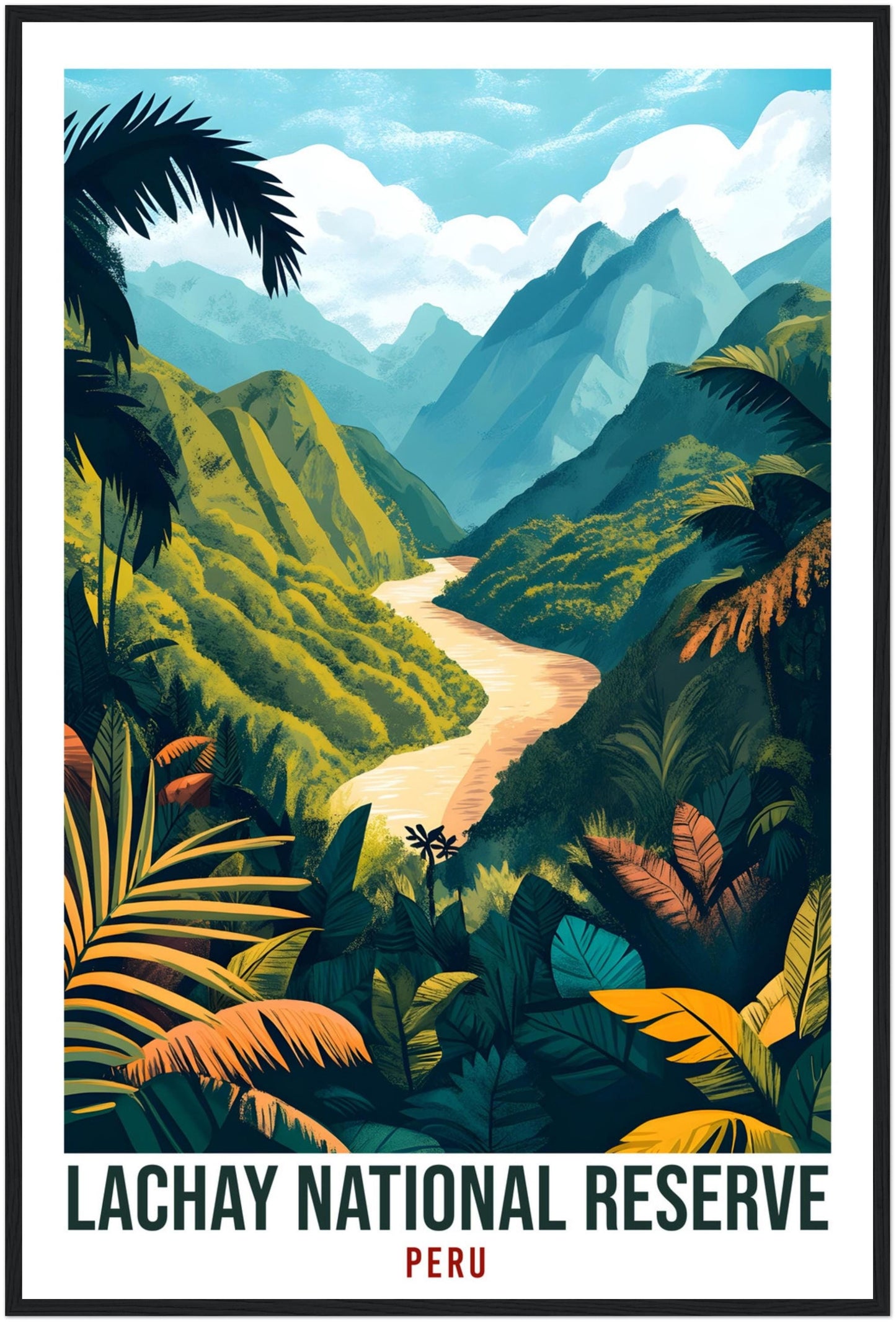 Lachay National Reserve Travel Print Peru Home Decor Wall Art Gift Wall Hanging Art Lover Lachay Peruvian Artwork Travel Poster Travel Art