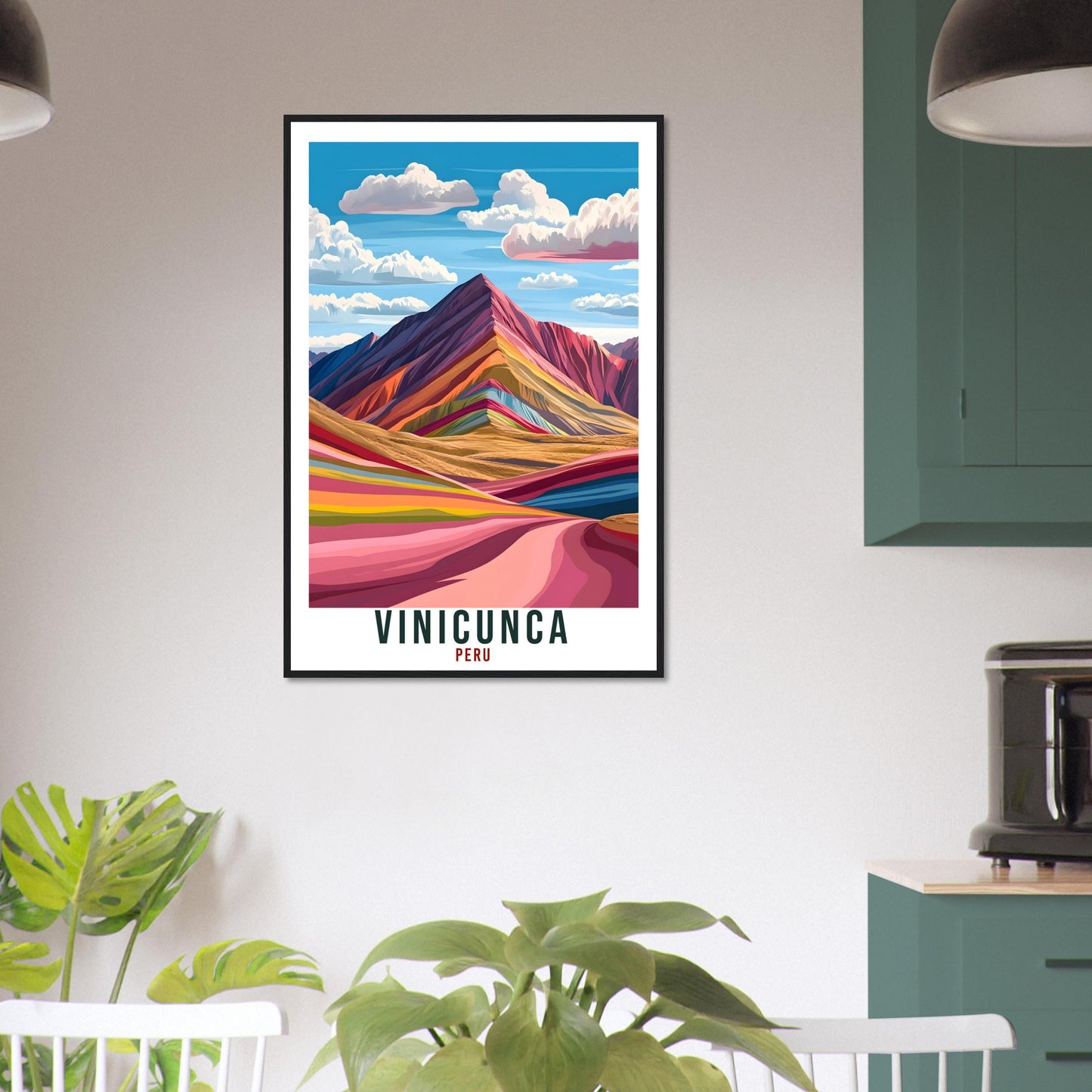 Vinicunca Travel Print Peru Home Decor Vinicunca Wall Art Gift Wall Hanging Art Lover Vinicunca Peruvian Artwork Travel Poster Travel Art