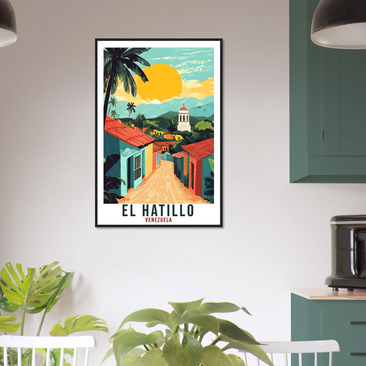 El Hatillo Travel Print Venezuela Home Decor El Hatillo Wall Art Gift Wall Hanging El Hatillo Venezuelan Artwork Travel Poster Travel Gift