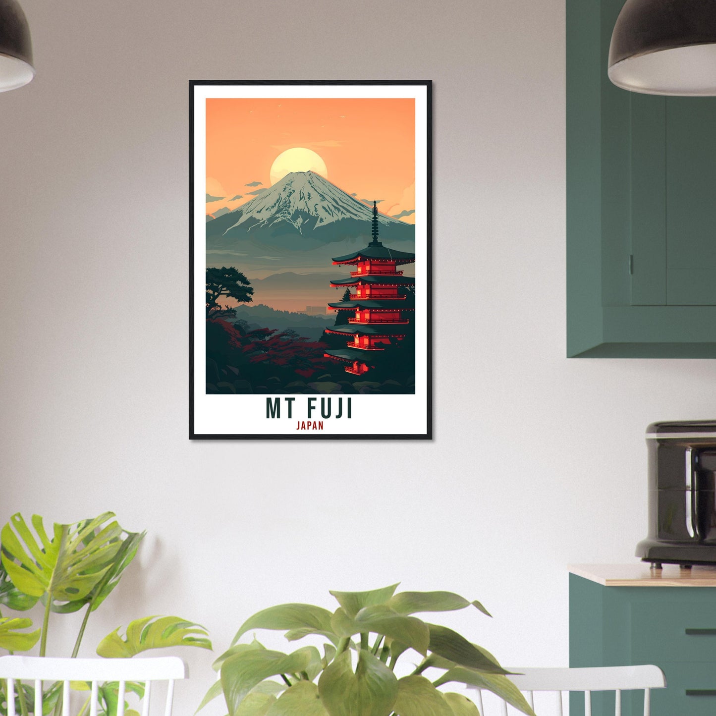 Mt Fuji Travel Print Japan Home Decoration Mount Fuji Wall Art Gift Wall Hanging Art Lover Japanese Artwork Japan Mt Fuji Travel Poster