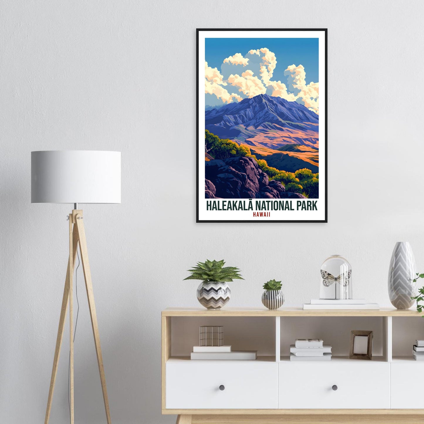 Haleakala National Park Hawaii USA Travel Print Wall Art Wall Hanging Home Décor Haleakala Hawaii Gift Travel Art USA Artwork Travel Poster