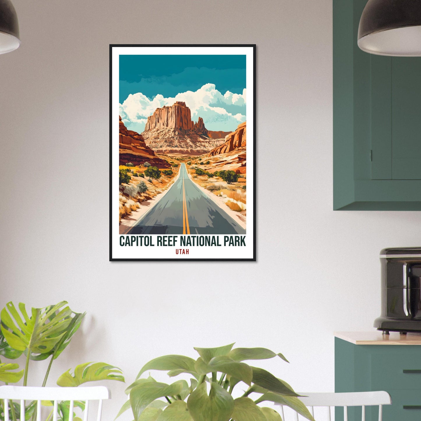 Capitol Reef National Park USA Travel Print Wall Art Wall Hanging Home Décor Capitol Reef Utah Gift Travel Art USA Artwork Travel Poster