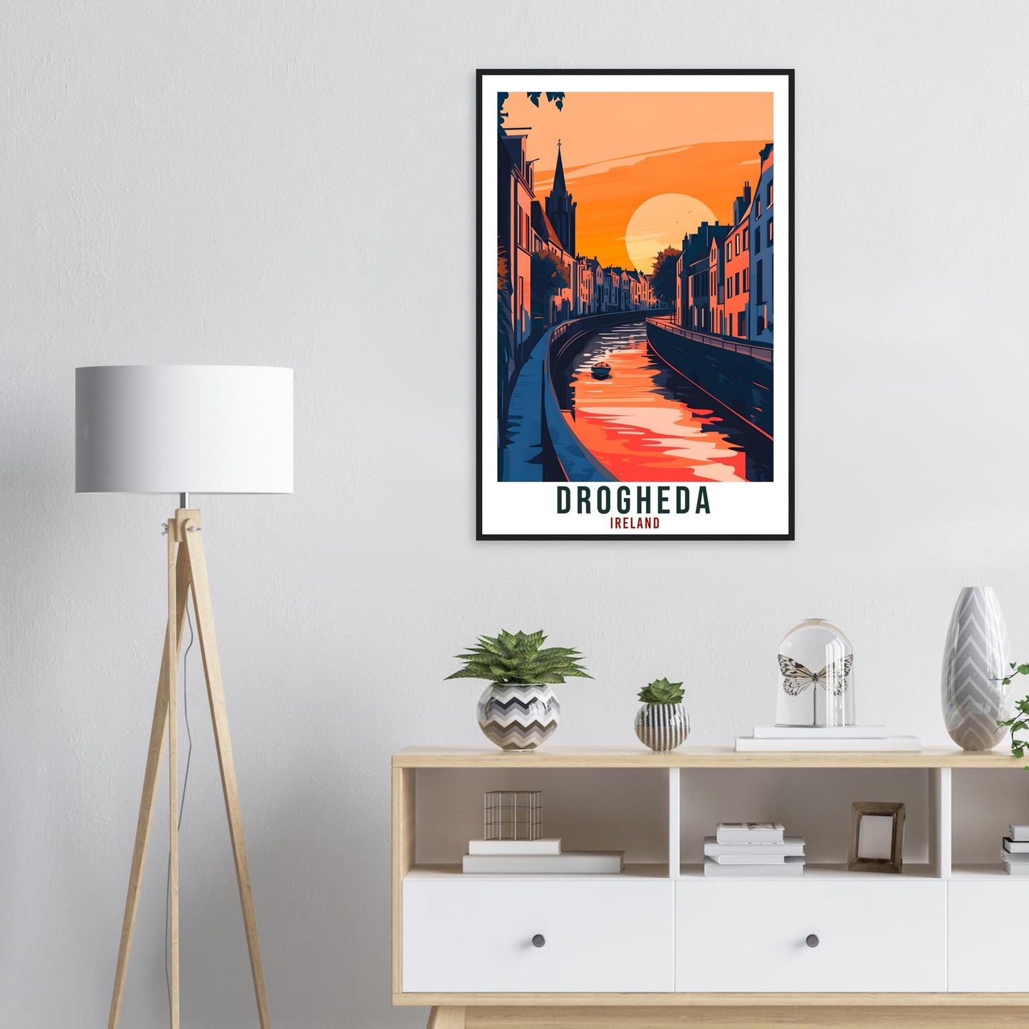 Drogheda Travel Print Ireland Home Decor Drogheda Wall Art Gift Wall Hanging Art Lover Drogheda Irish Artwork Travel Poster Ireland Travel