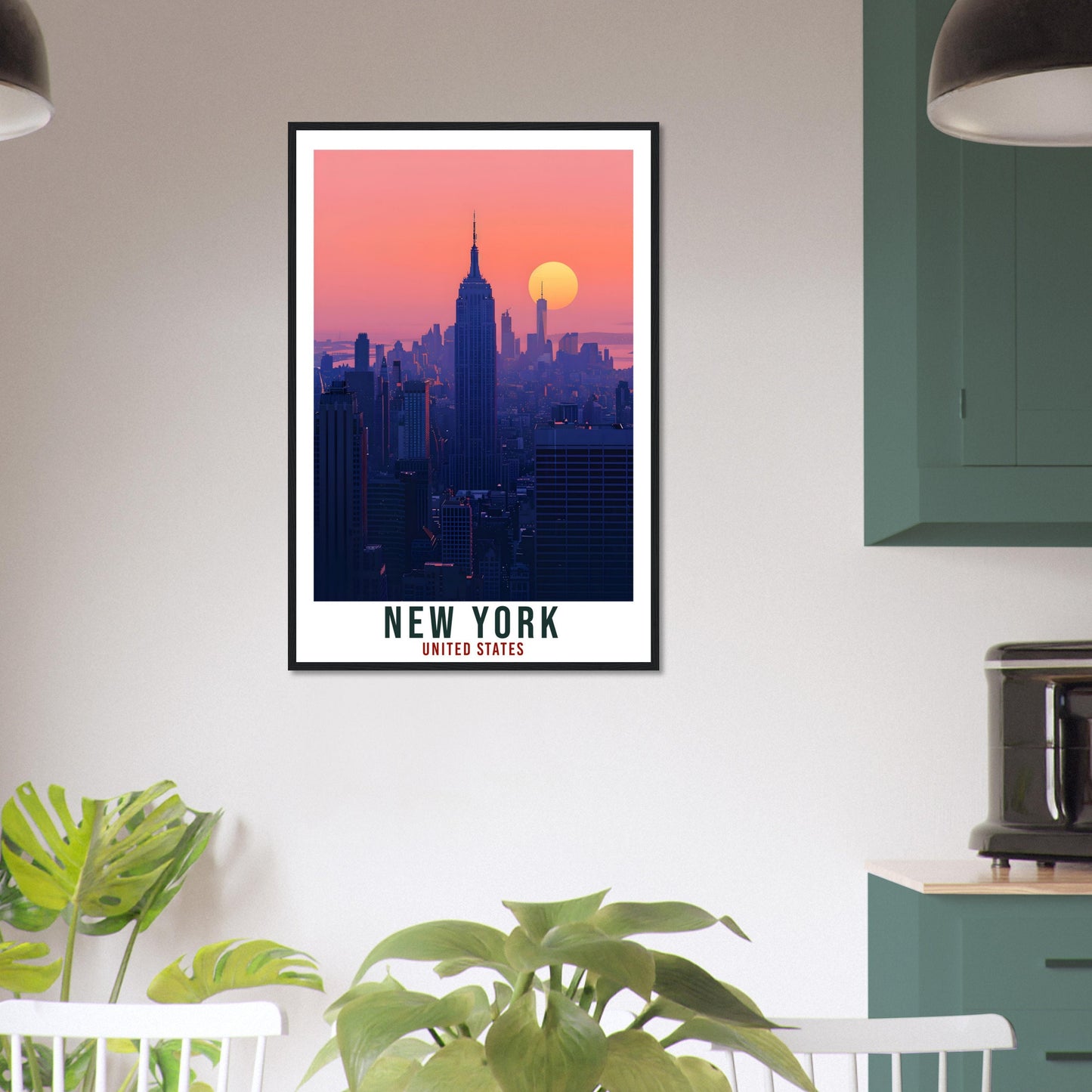 New York City Travel Print United States Home Decoration USA City Wall Art Gift Wall Hanging Art Lover NYC Artwork New York Travel Poster