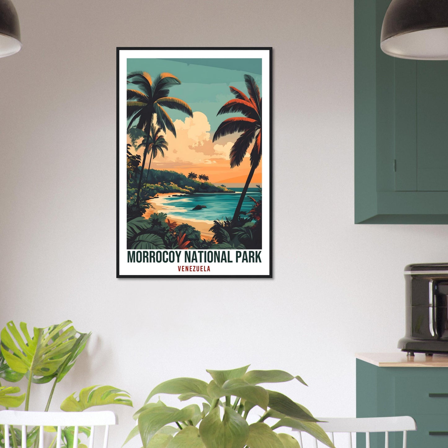 Morrocoy National Park Travel Print Venezuela Decor Wall Art Wall Hanging Art Lover Morrocoy Venezuelan Artwork Travel Poster Travel Art