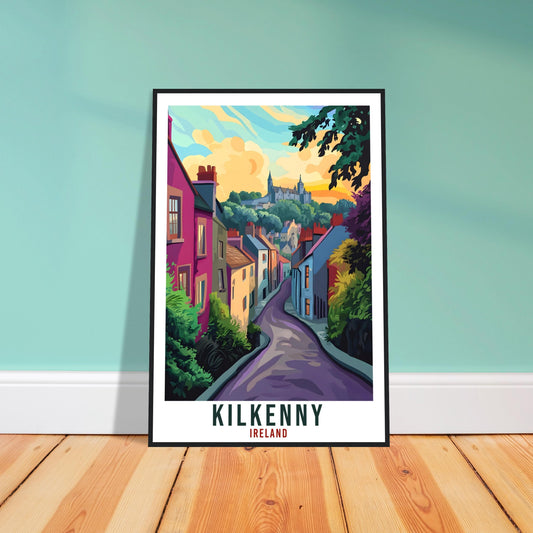 Kilkenny Travel Print Ireland Home Decor Kilkenny Wall Art Gift Wall Hanging Art Lover Kilkenny Irish Artwork Travel Poster Ireland Travel