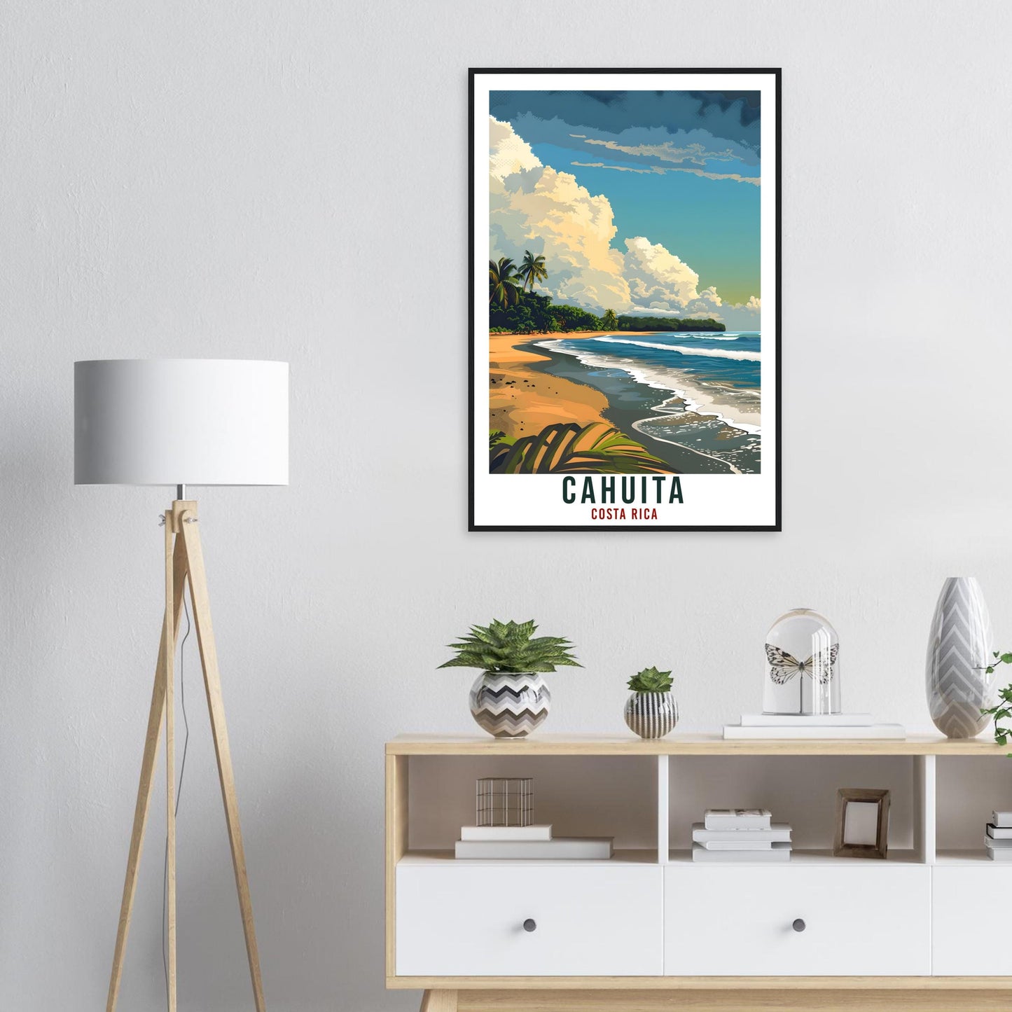 Cahuita Costa Rica Travel Print Wall Art Wall Hanging Home Décor Cahuita Gift Wall Art Artwork Travel Art Costa Rica Beach Travel Poster