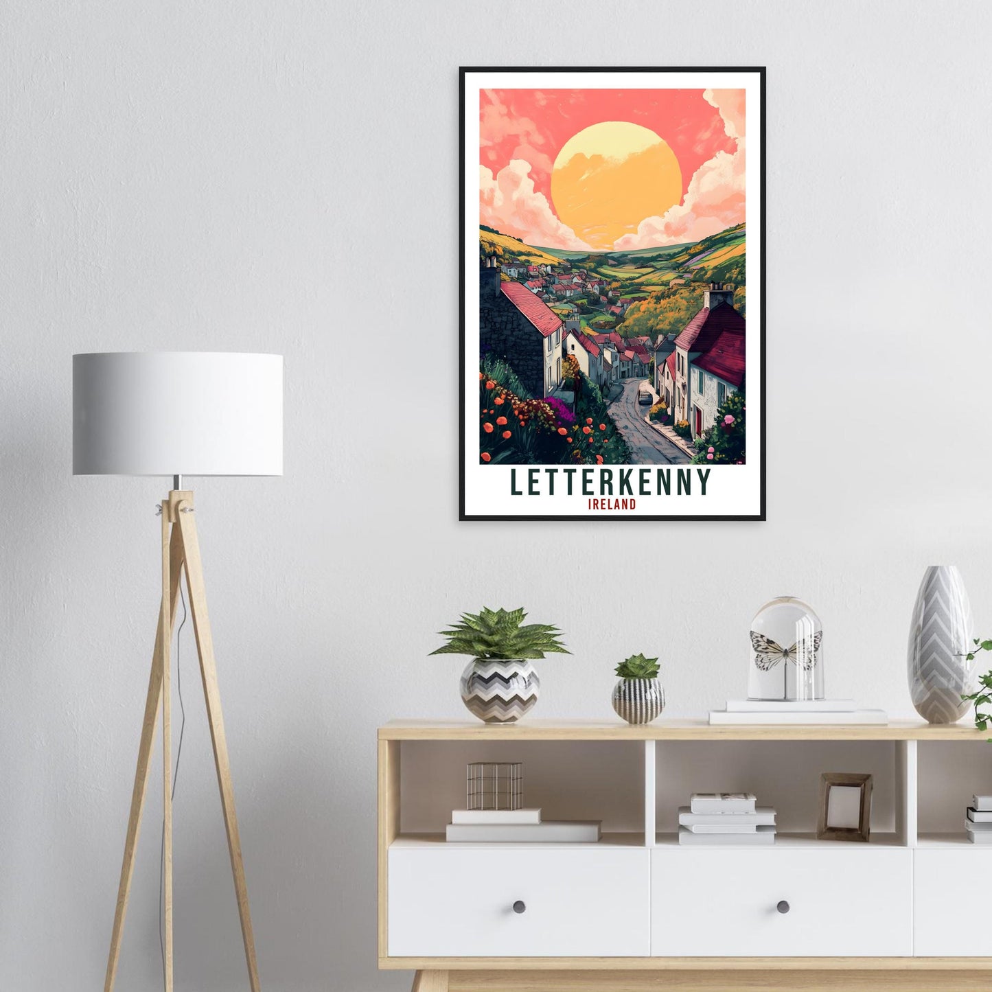 Letterkenny Travel Print Ireland Home Decor Wall Art Gift Wall Hanging Art Lover Letterkenny Irish Artwork Travel Poster Ireland Travel Art