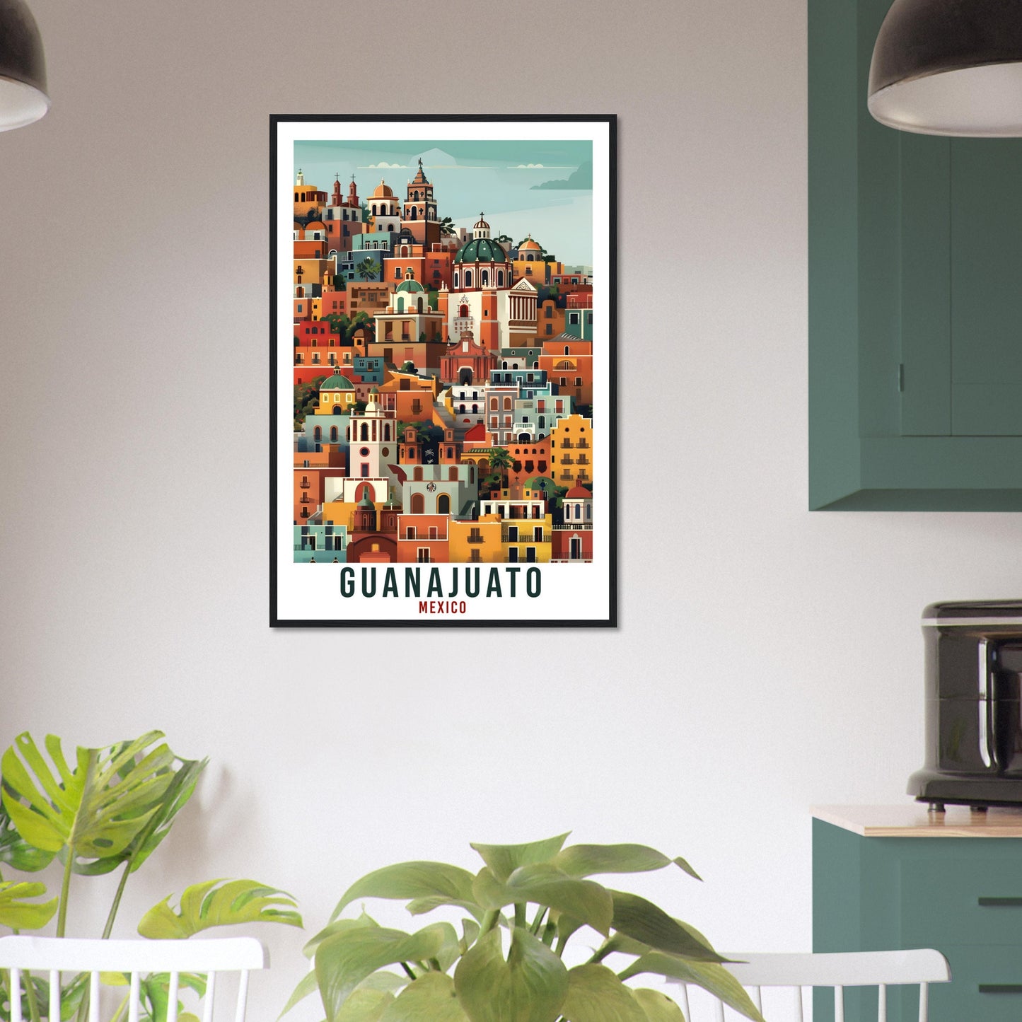 Guanajuato Mexico Travel Print Mexico Wall Art Wall Hanging Home Décor Guanajuato Gift Mexico Landmark Artwork South America Travel Poster