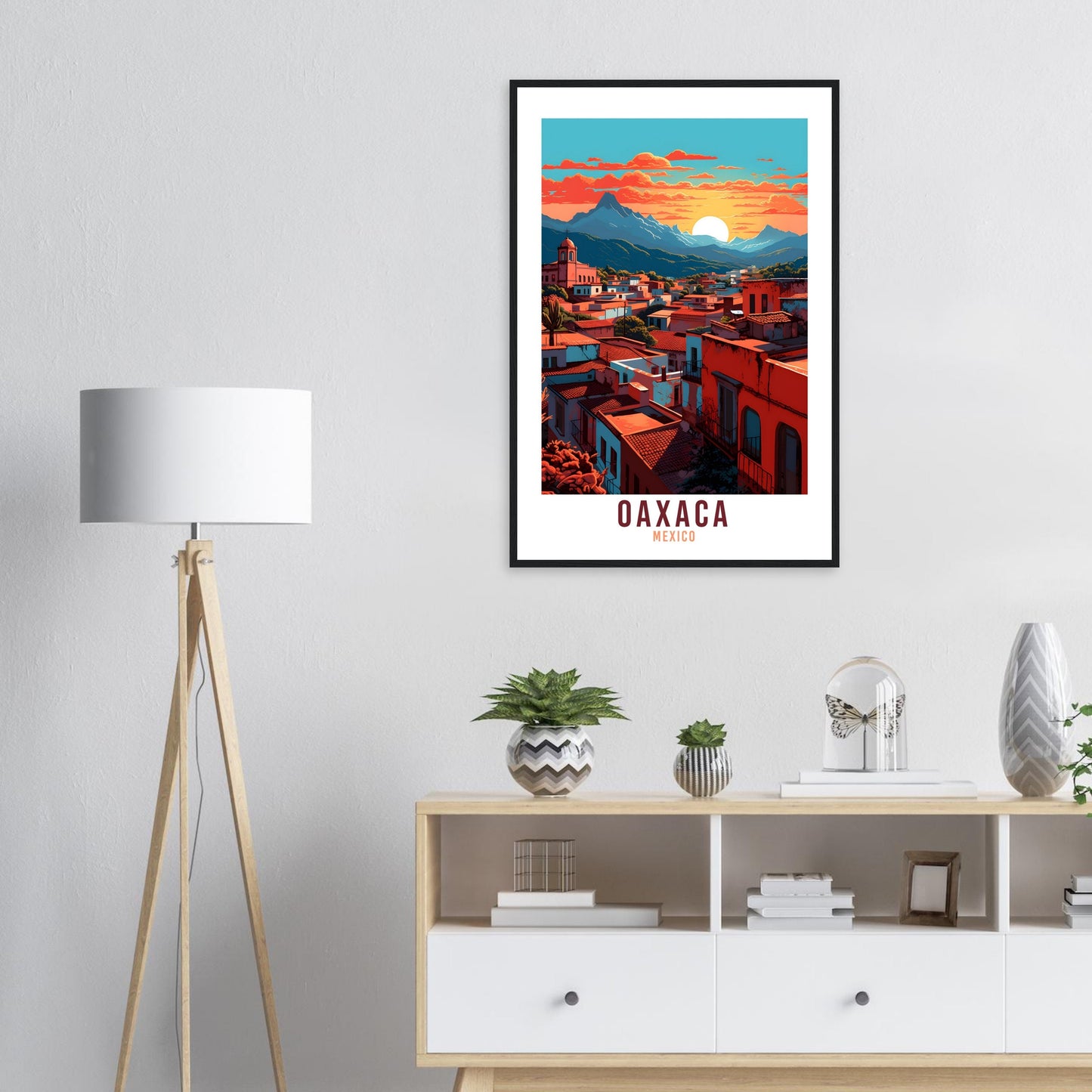 Oaxaca Travel Print Wall Art Oaxaca Mexico Wall Hanging Home Décor Oaxaca Gift Art Lovers Mexico Art Lover Gift Print Oaxaca Mexico Print