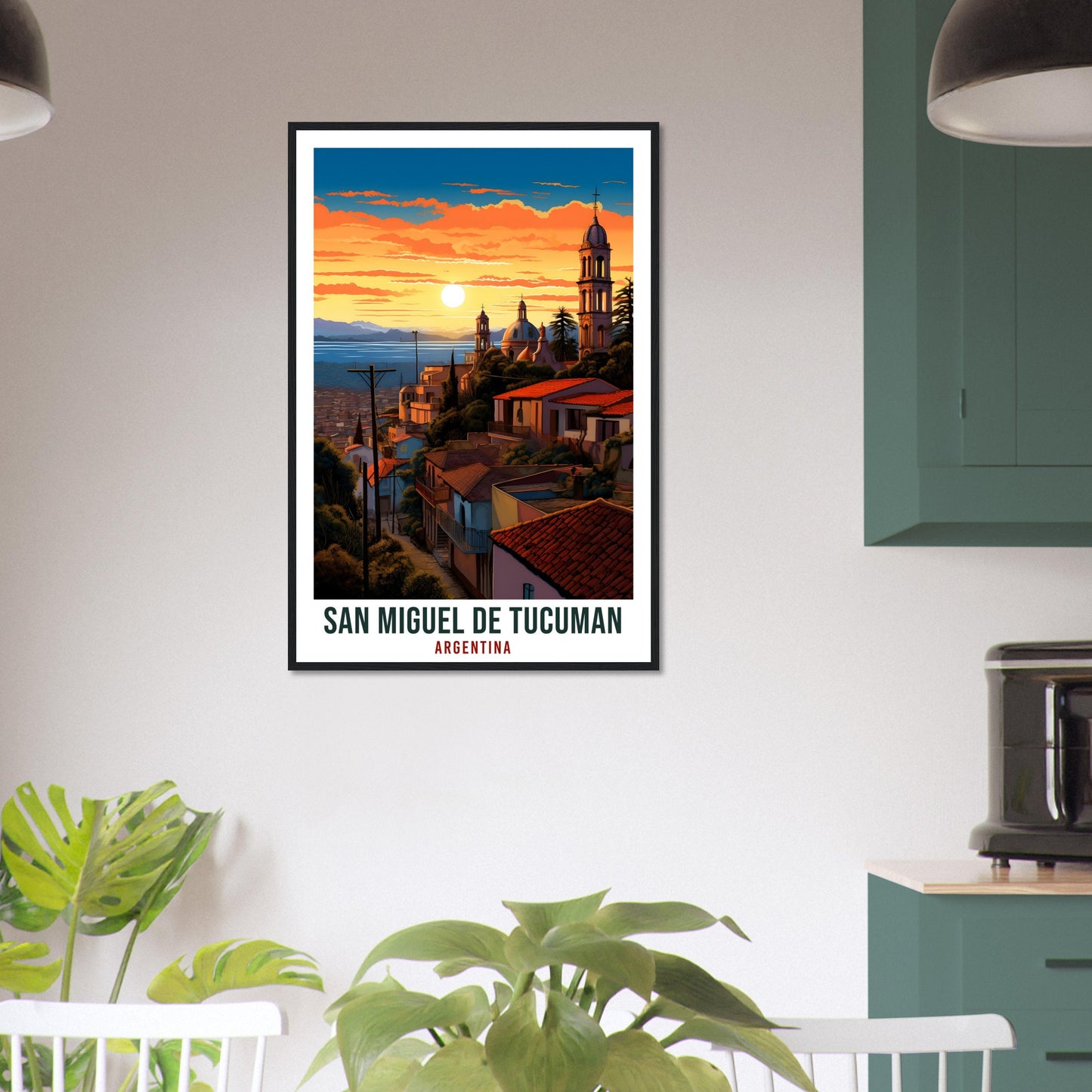 San Miguel De Tucuman Travel Print Wall Art Tucuman Argentina City Landscape Artwork Tucuman Art Gifts Tucuman Travel Poster Argentinian Art