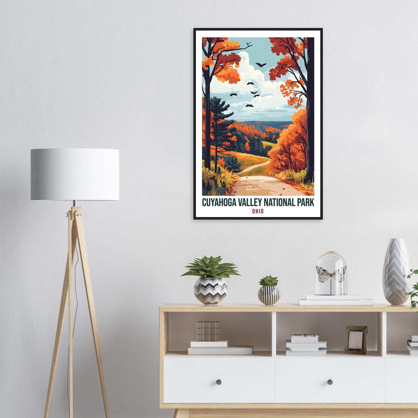 Cuyahoga Valley National Park Ohio USA Travel Print Wall Art Wall Hanging Décor Cuyahoga Valley Gift Travel Art USA Artwork Travel Poster