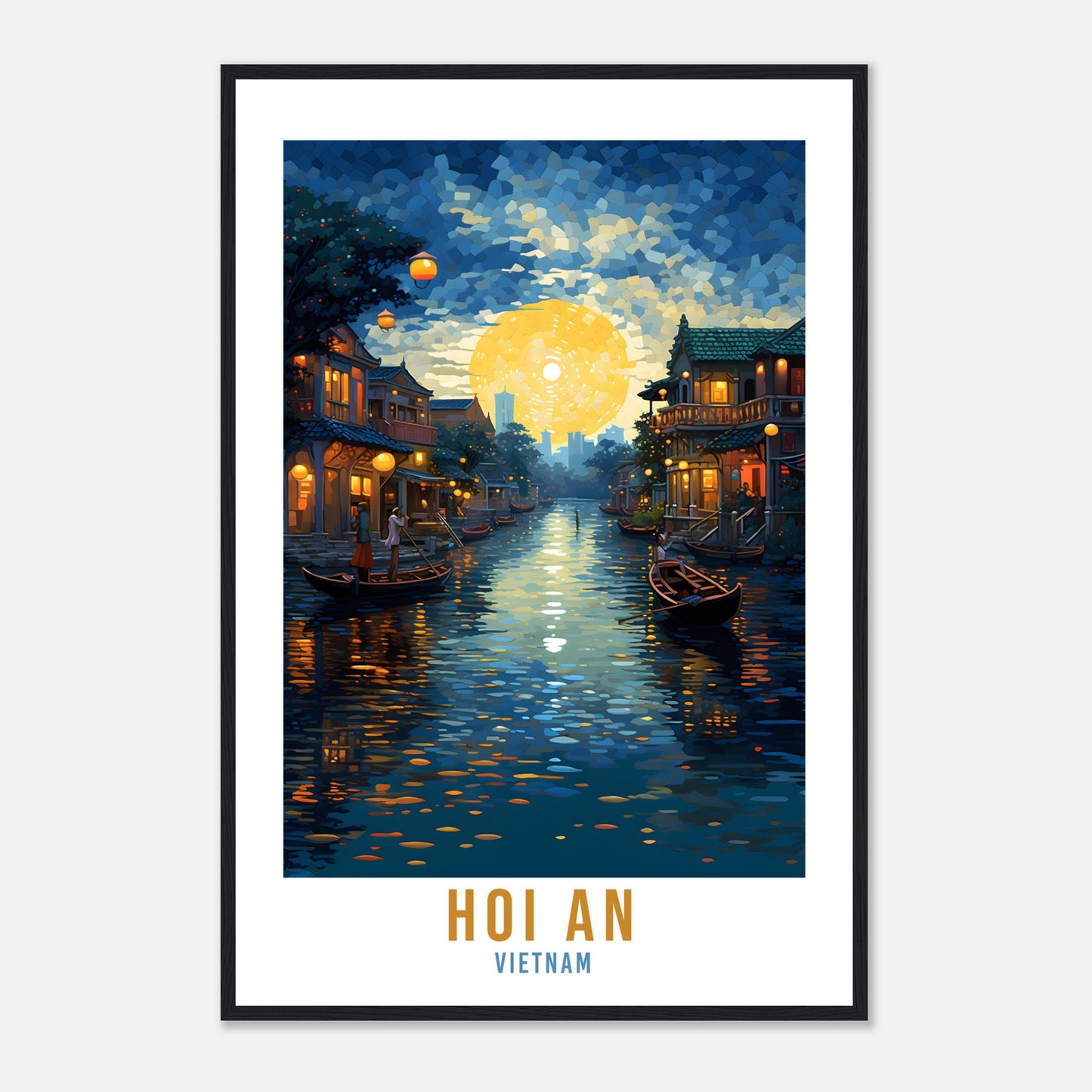 Hoi An Vietnam Travel Print Wall Art Hoi An Wall Hanging Home Décor Hoi An Gift Art Lovers Vietnam Art Lover Gift Print Hoi An Vietnam Print
