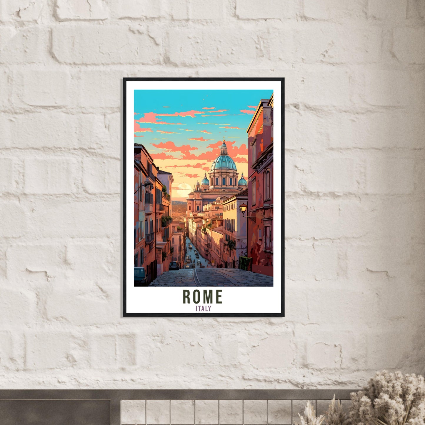 Rome Italy Travel Print Wall Art Rome Wall Hanging Home Décor Rome Gift Art Lovers Italy Wall Hanging Gift Print Rome City Print Italian