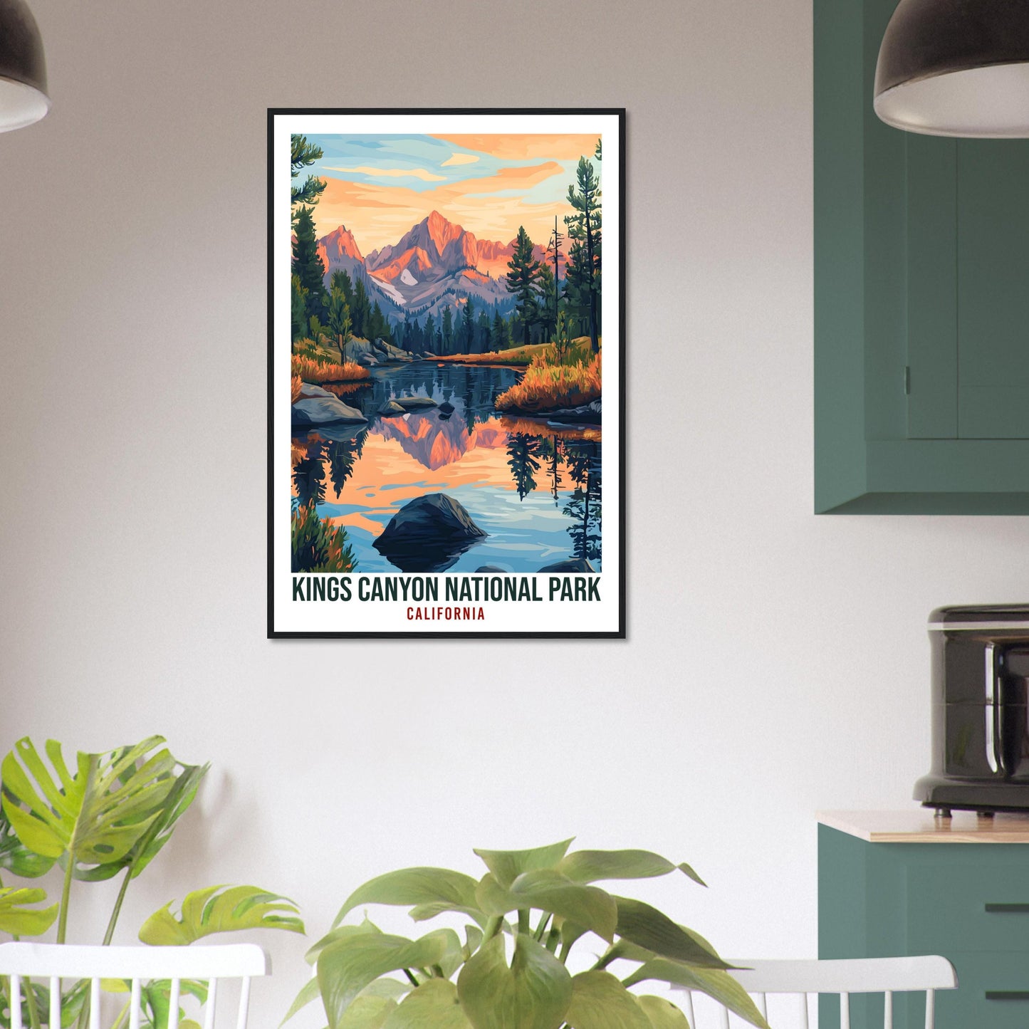 Kings Canyon National Park California USA Travel Print Wall Art Wall Hanging Décor Kings Canyon Gift Travel Art USA Artwork Travel Poster